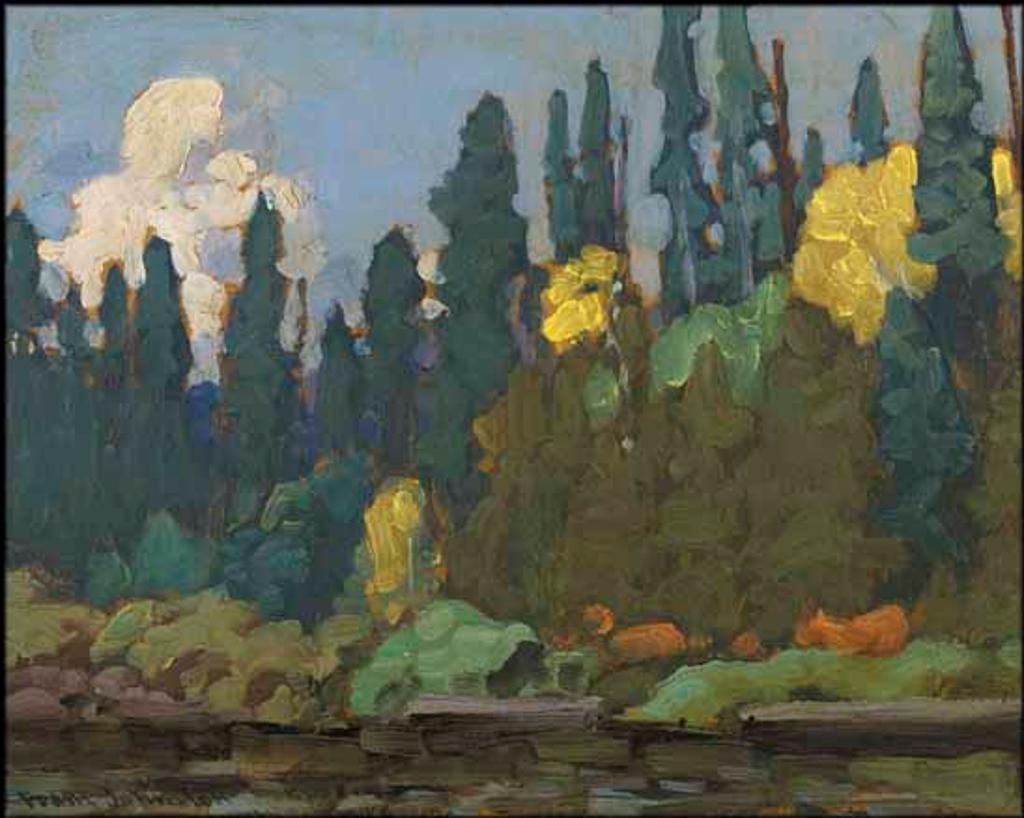 Frank (Franz) Hans Johnston (1888-1949) - Hints of Fall
