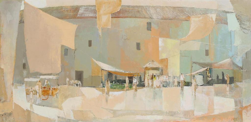 John Adrian Darley Dingle (1911-1974) - Before The Bullfight, Ronda, Spain