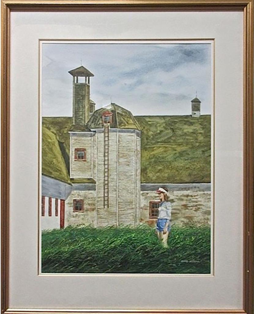 Richard Belanger (1950) - Young Girl By Tower