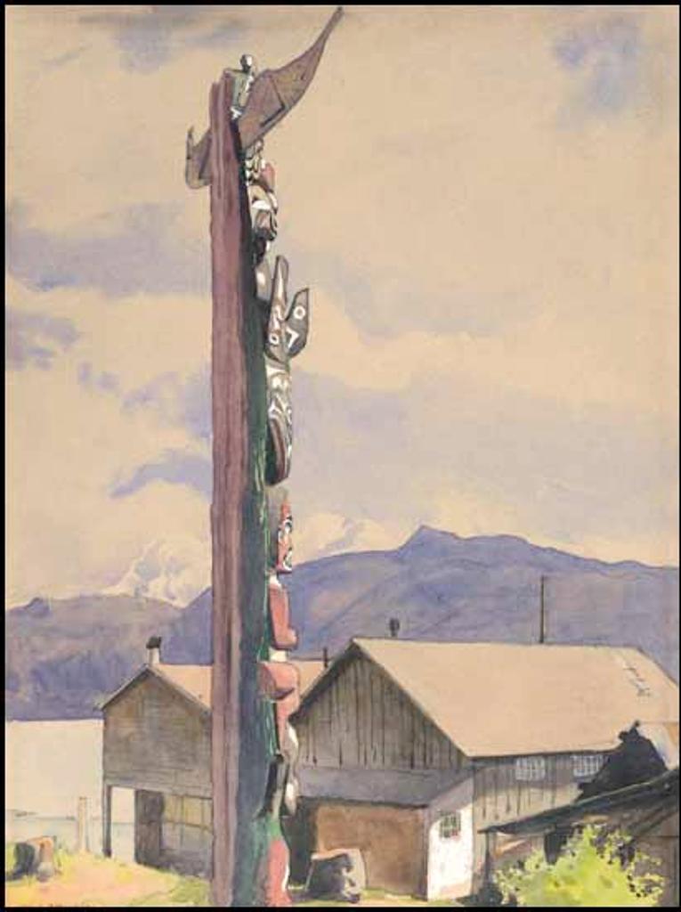 Walter Joseph (W.J.) Phillips (1884-1963) - Totem, Alert Bay