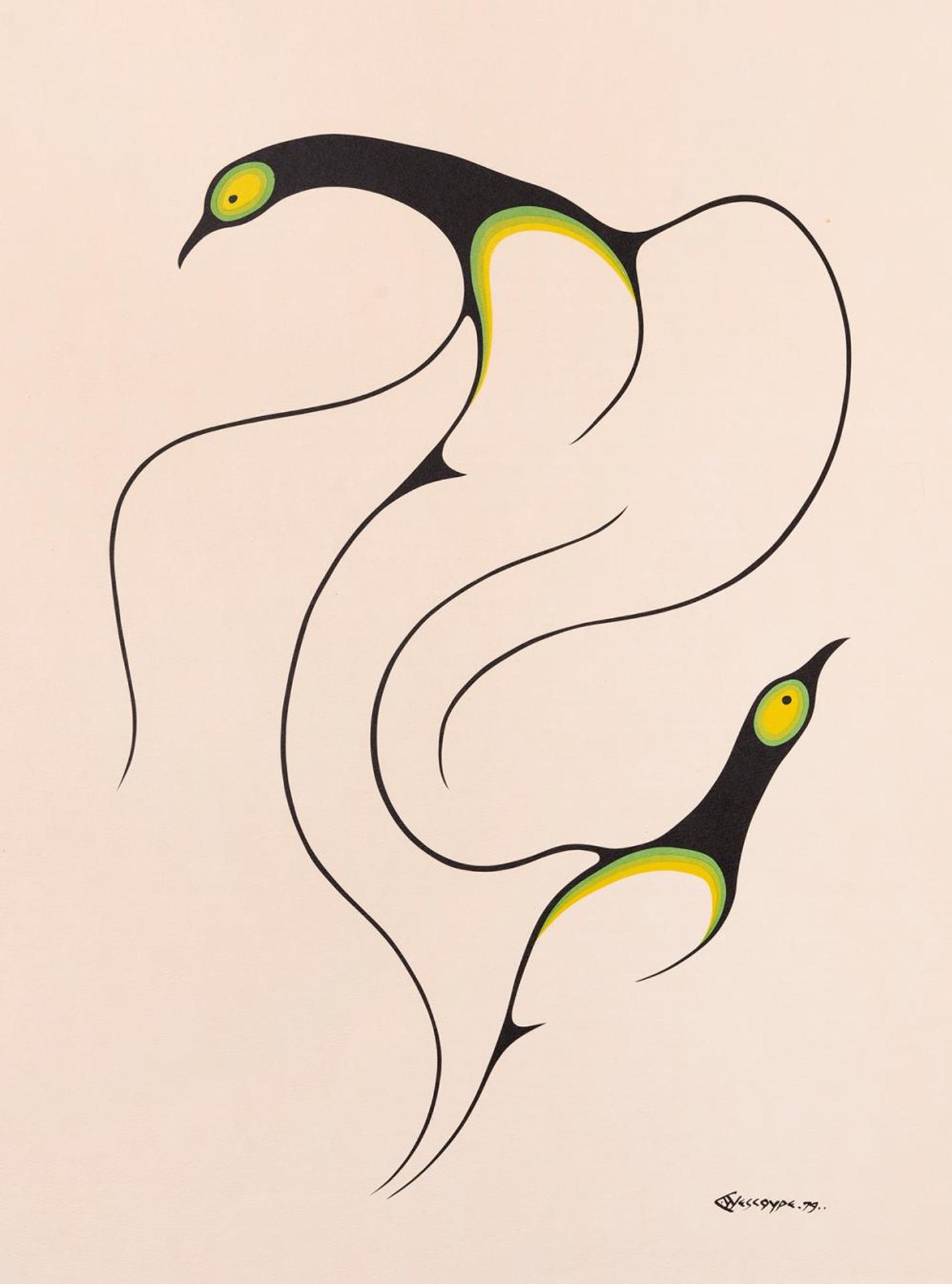 Clemence Wescoupe (1951-2018) - Untitled - Birds