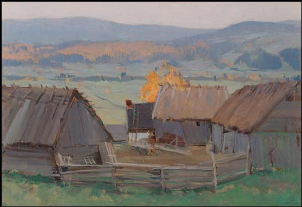 Clarence Alphonse Gagnon (1881-1942) - Ferme de Charlevoix