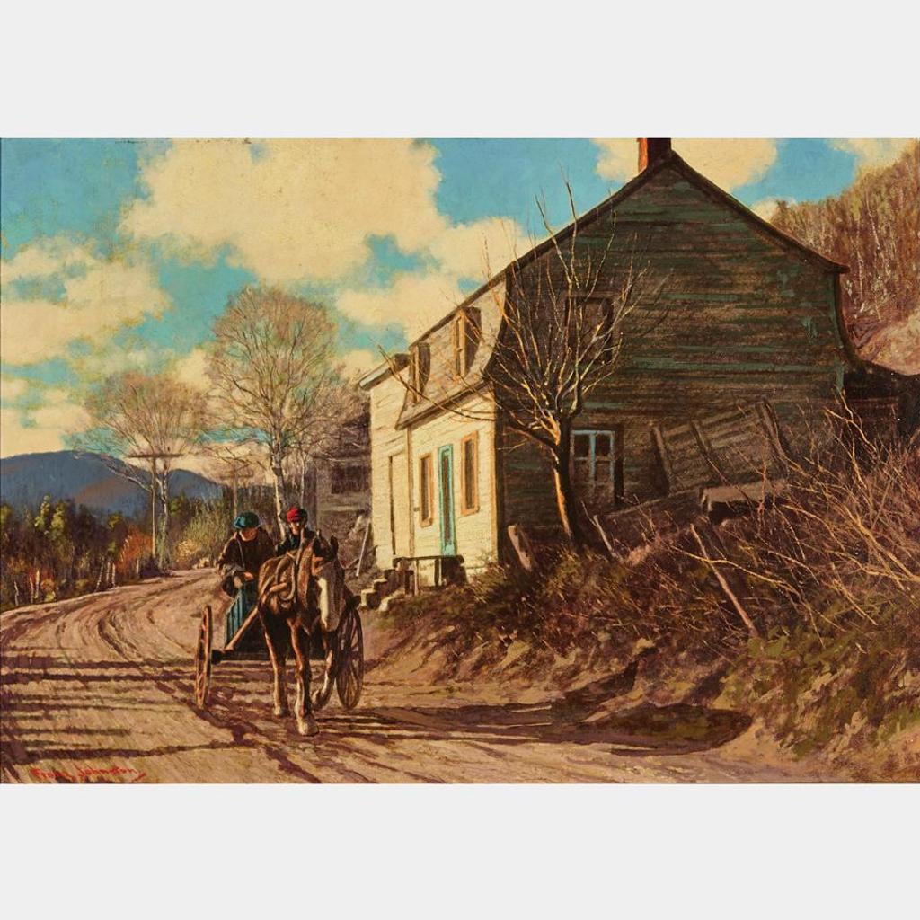 Frank (Franz) Hans Johnston (1888-1949) - Spring - Laurentian Side Road