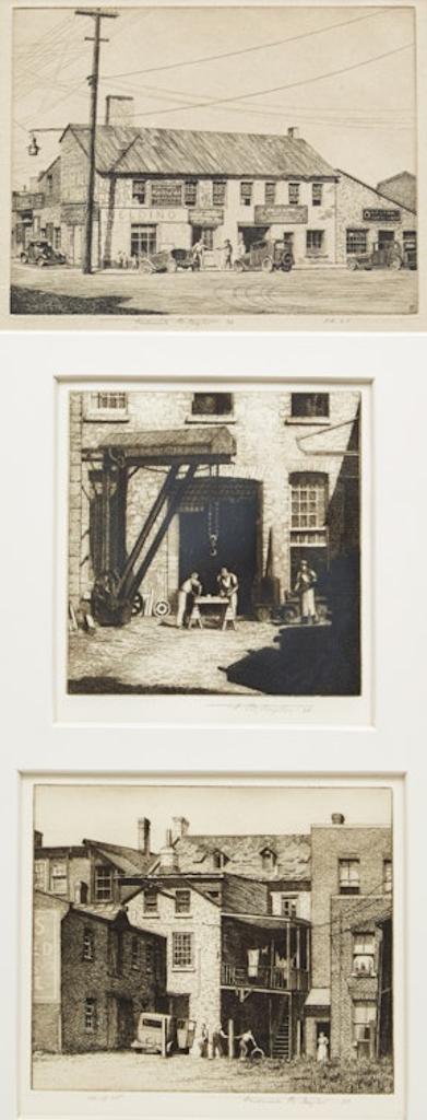 Frederick Bourchier Taylor (1906-1987) - Foundry; In the Foundry Yard; Backyard