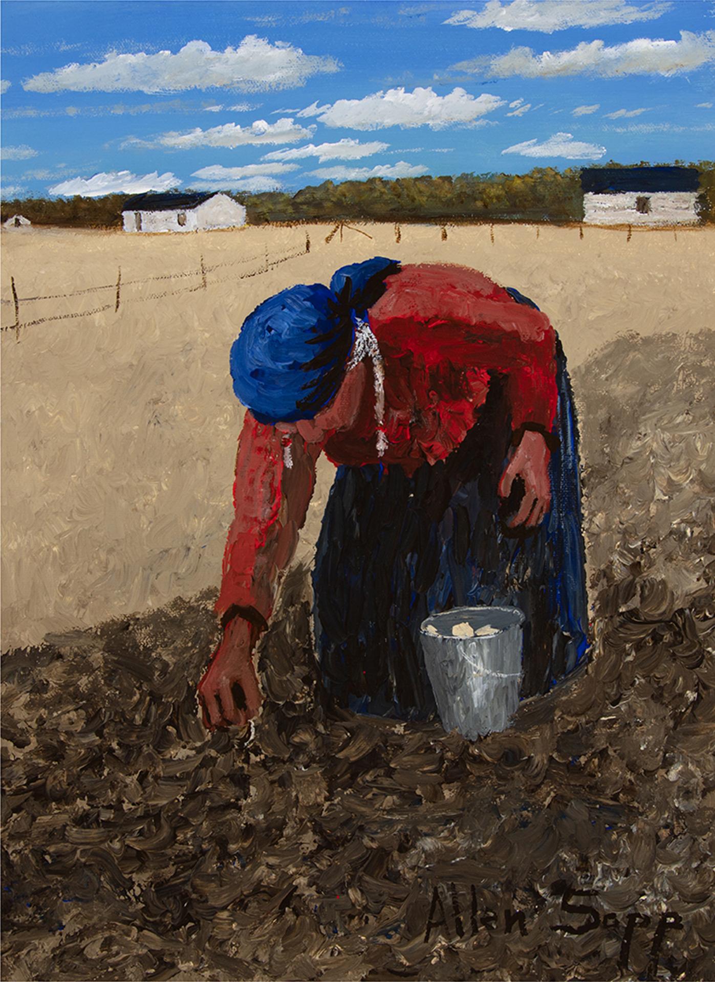 Allen Fredrick Sapp (1929-2015) - Planting Potatoes