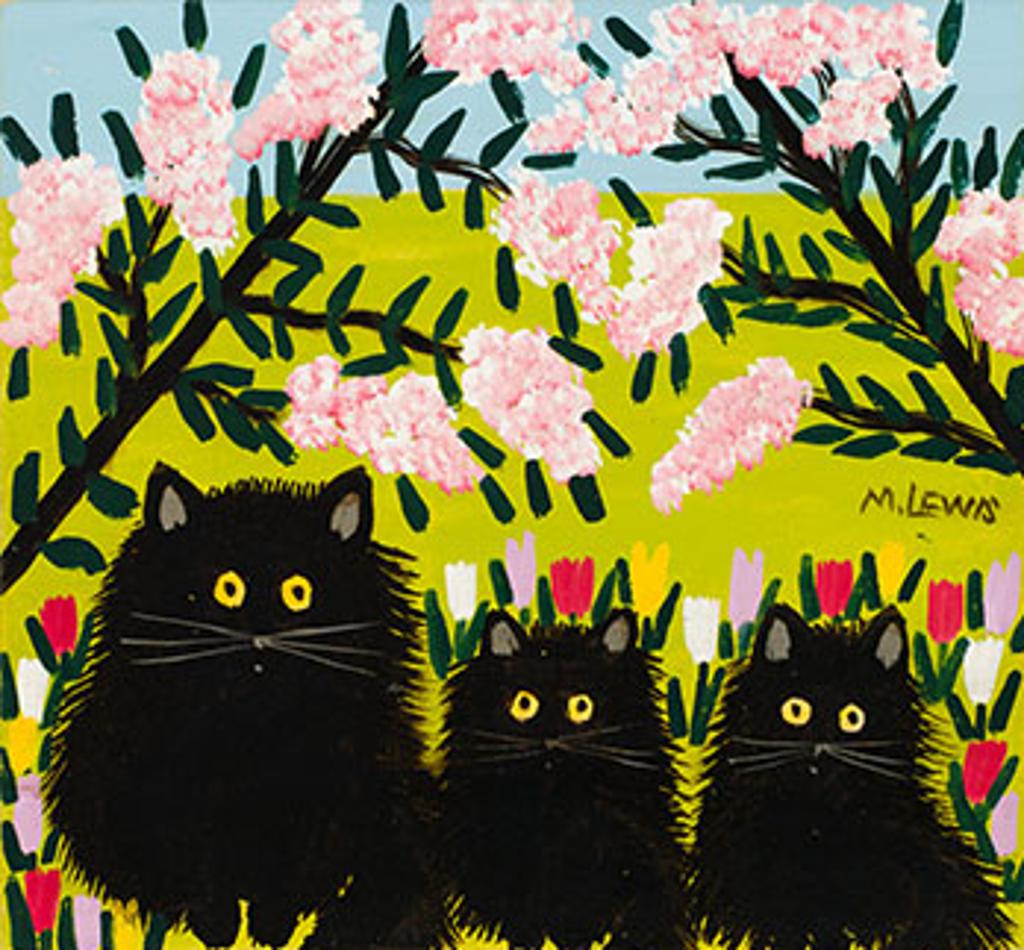 Maud Kathleen Lewis (1903-1970) - Three Black Cats