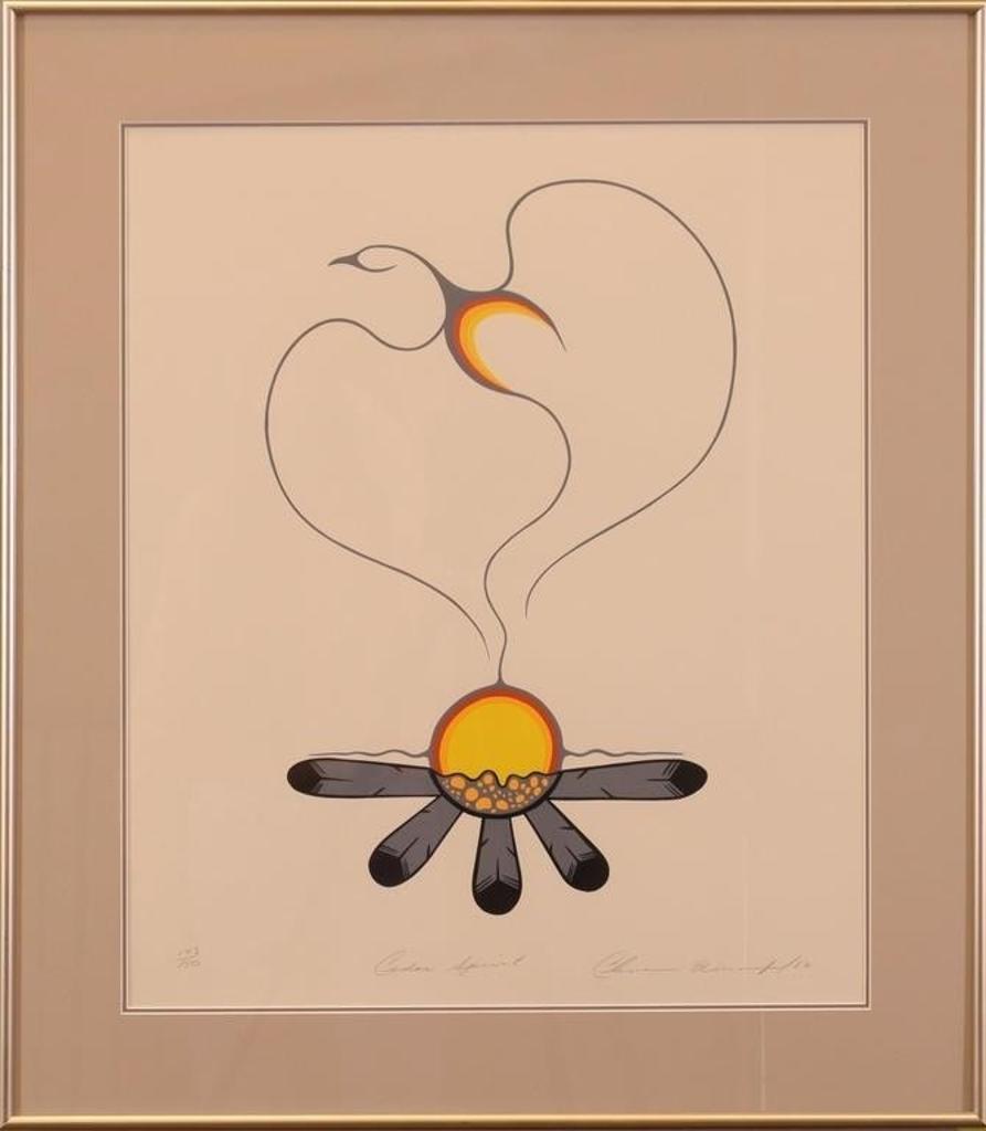 Clemence Wescoupe (1951-2018) - Cedar Spirit; 1982; ed. #103/150
