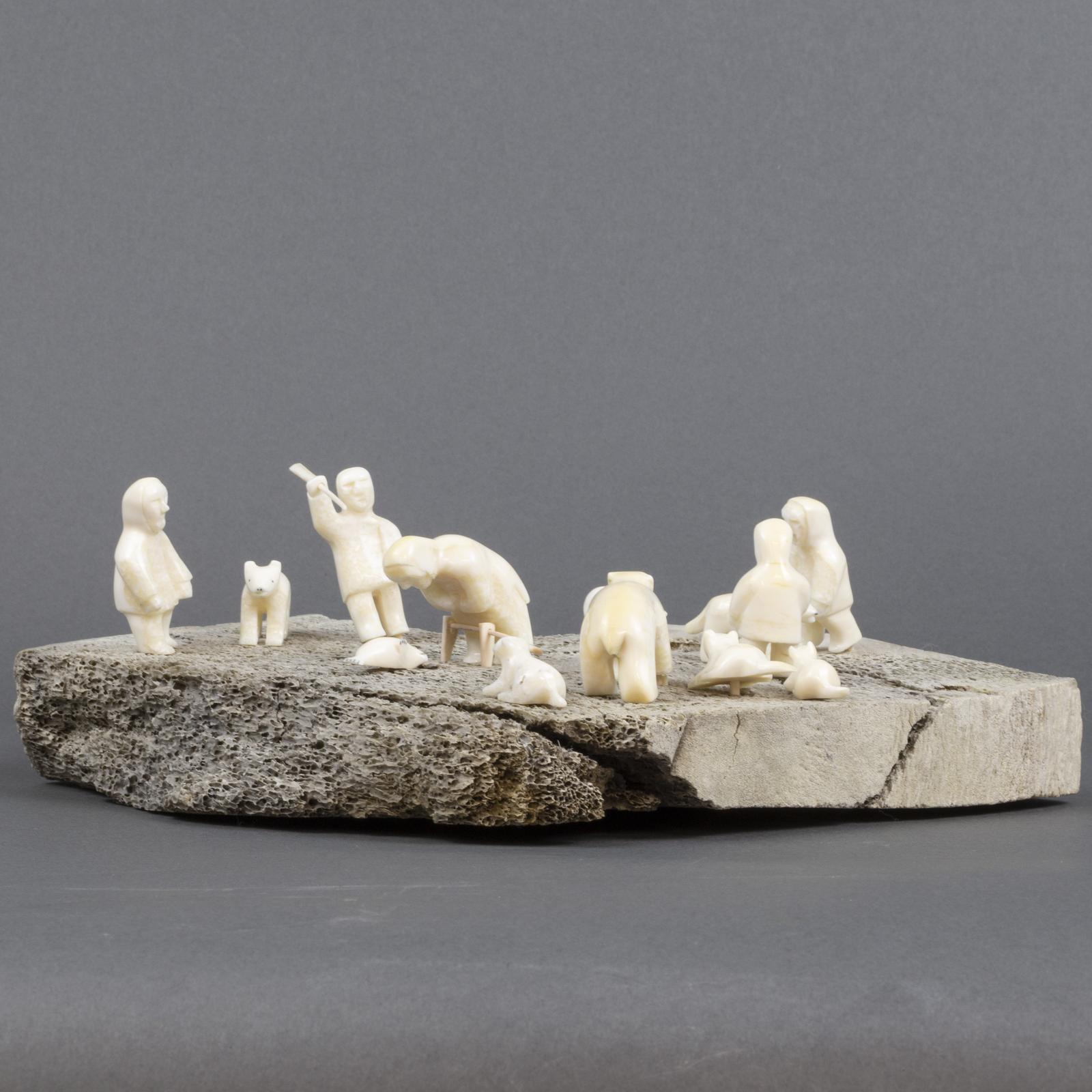 Emily Pangnerk Illuitok (1943-2012) - Polar Bear Hunting