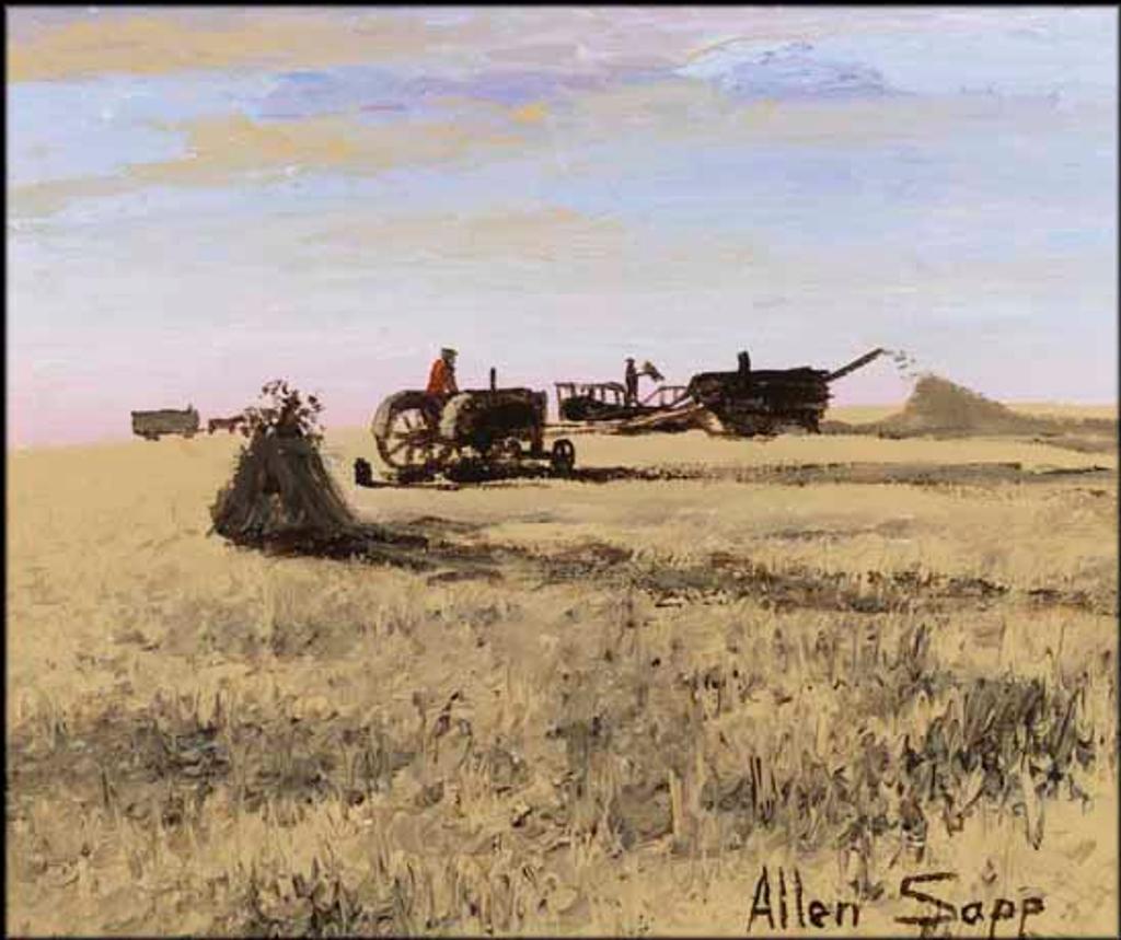 Allen Fredrick Sapp (1929-2015) - Threshing Long Time Ago