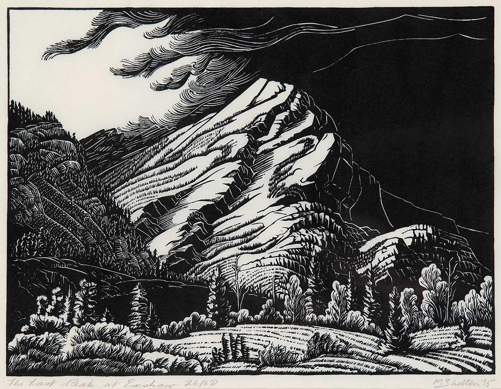 Margaret Dorothy Shelton (1915-1984) - Last Peak at Exshaw #26/50