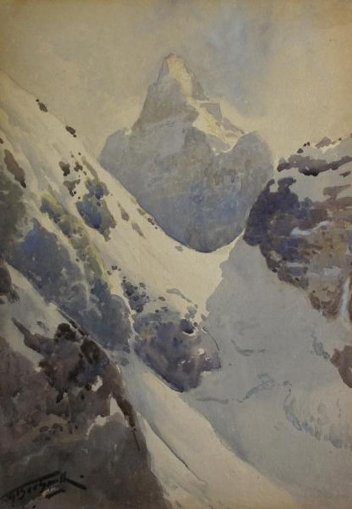 Frederic Martlett Bell-Smith (1846-1923) - A Snow Filled Col
