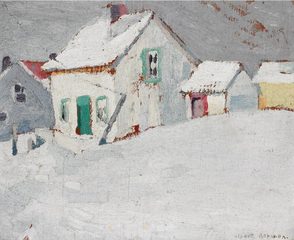 Albert Henry Robinson (1881-1956) - Spring Snow, Cacouna