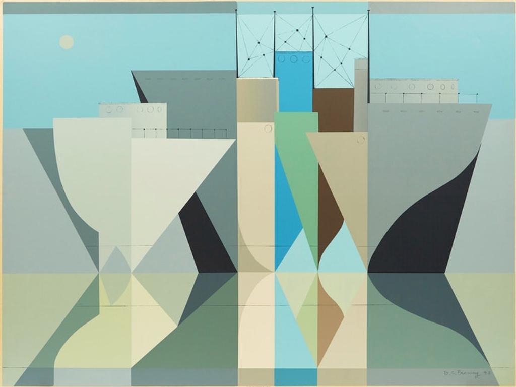 Bertram Charles (B.C.) Binning (1909-1976) - Ships in Classical Calm