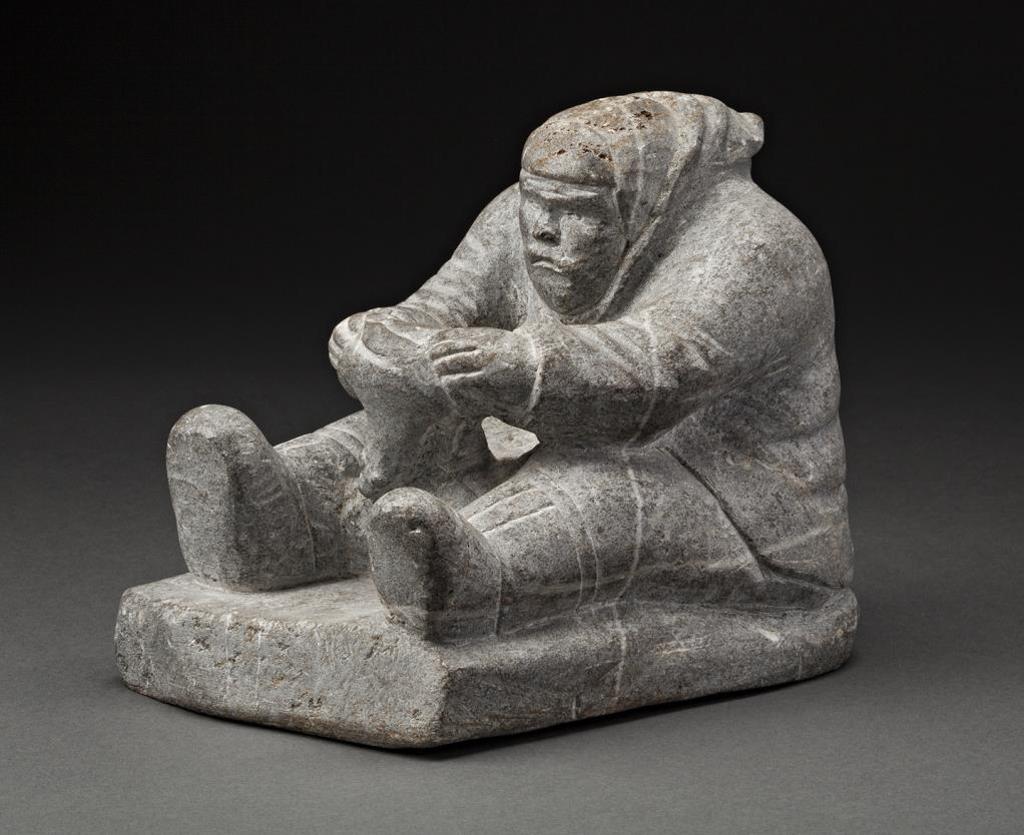 Noah Tatirillak Kumak (1932) - Hunter Skinning a Fox