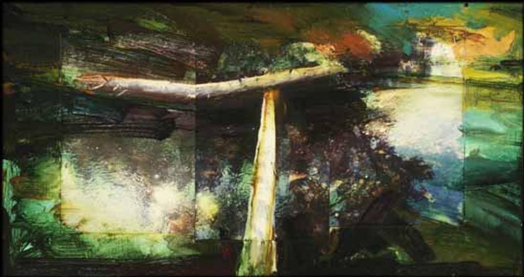 David Charles Bierk (1944-2002) - Sault Ste. Marie / Crystal Falls Study, No. 13