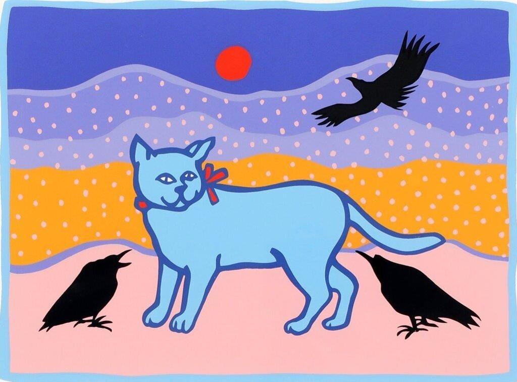 Ted Harrison (1926-2015) - Snowcat; 1987