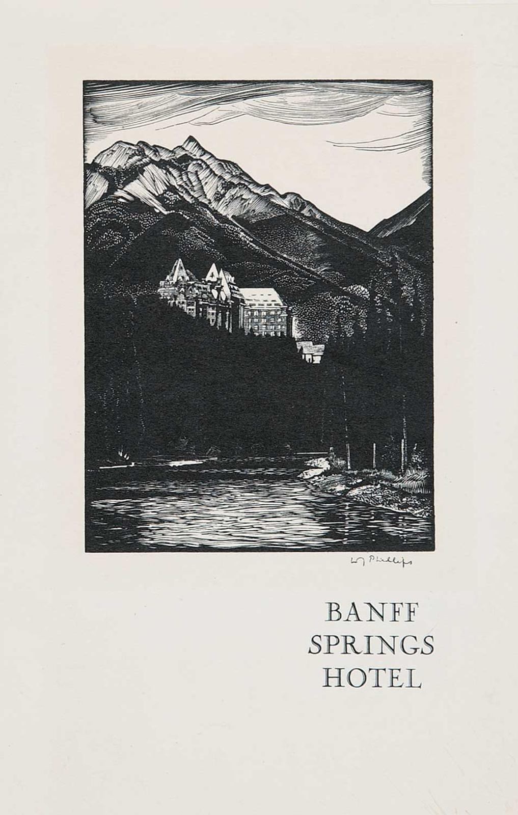 Walter Joseph (W.J.) Phillips (1884-1963) - Banff Springs Hotel