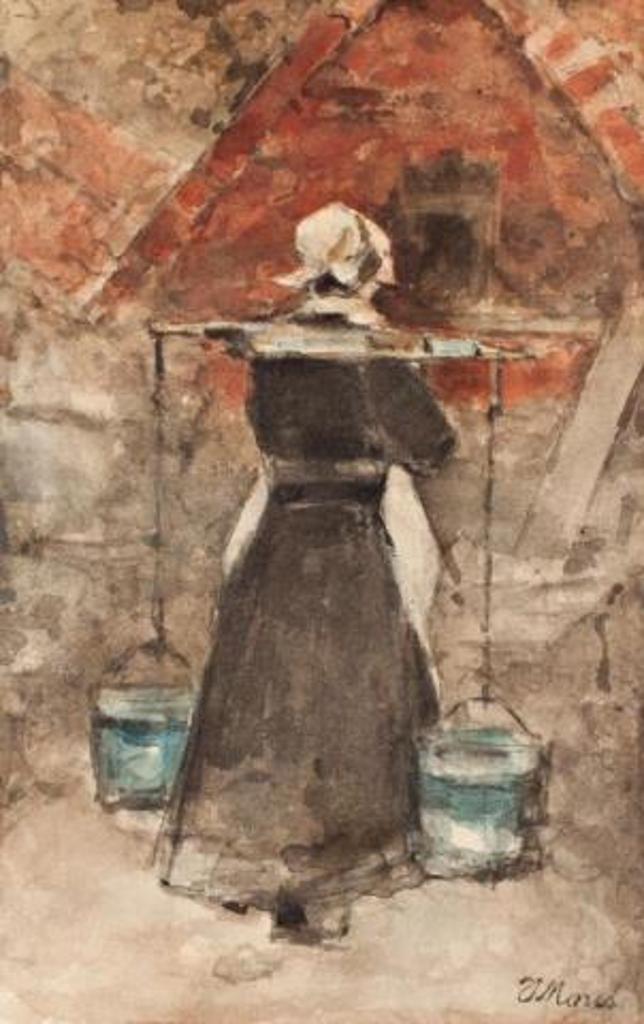 Jacob Henricus Maris (1837-1899) - Study for the White Bridge
