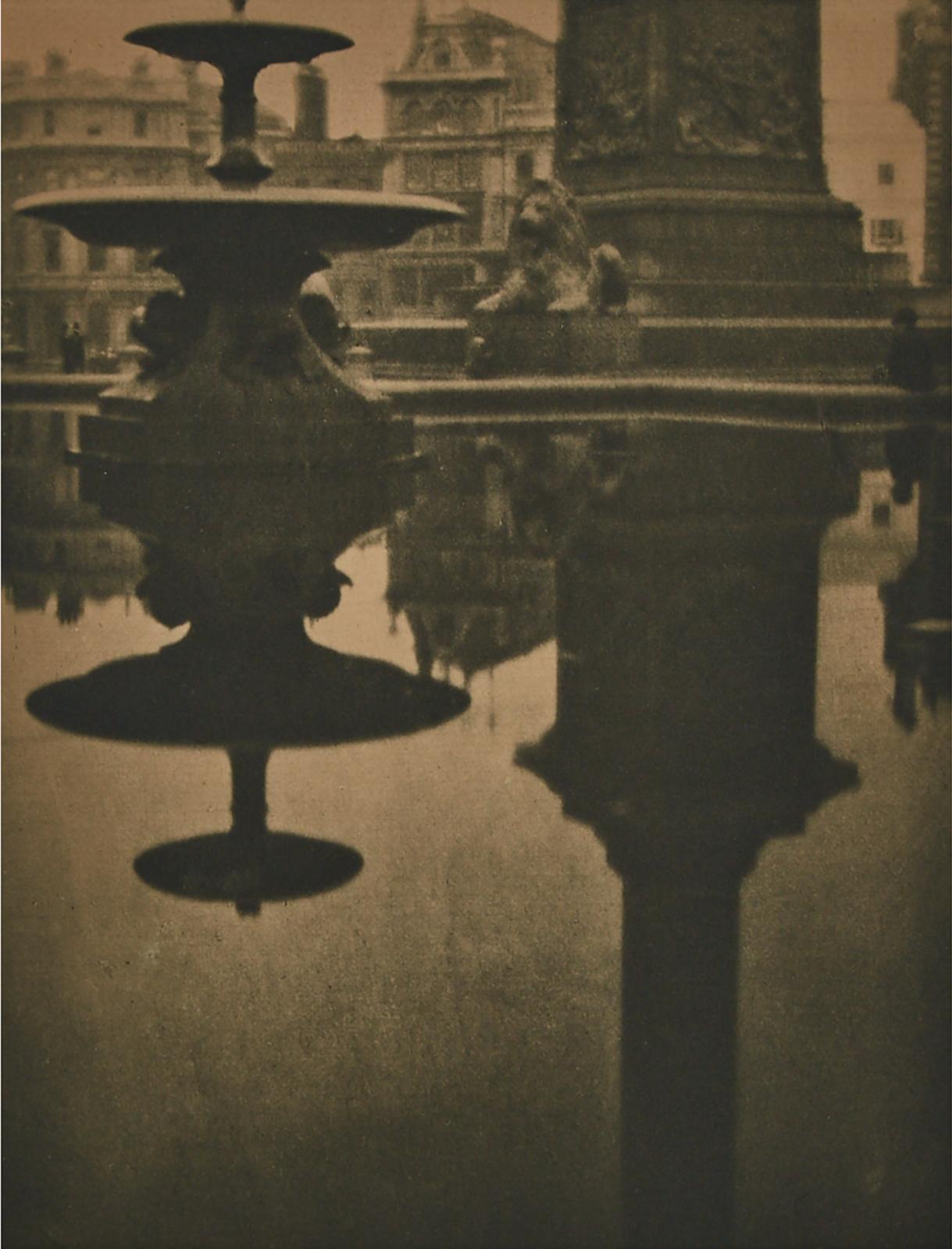 Alvin Langdon Coburn (1882-1966) - Trafalgar Square From Beneath Nelson's Column, 1905 (From