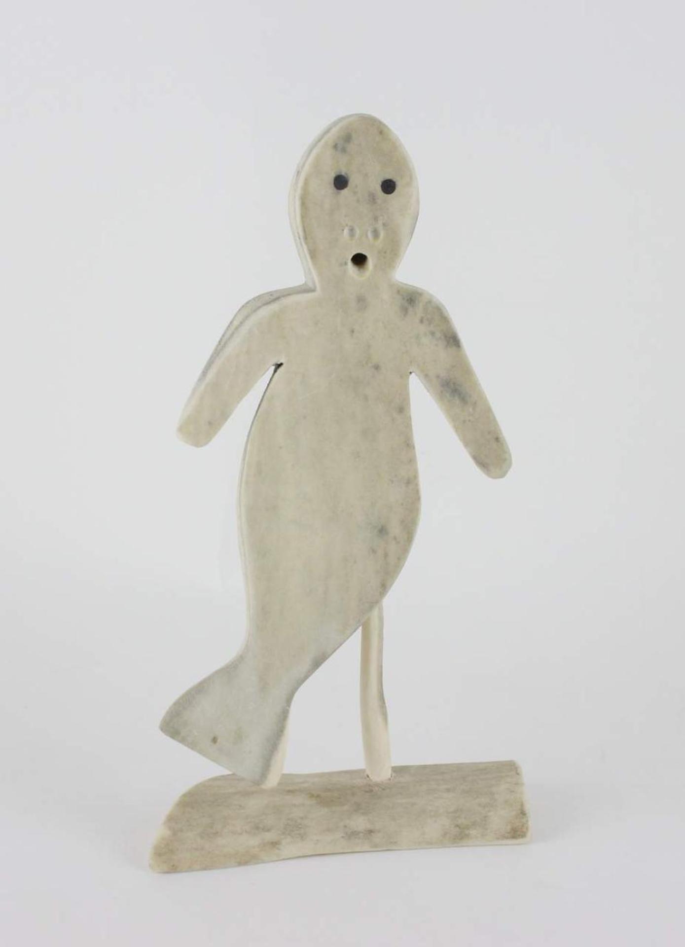Artist Unkown - an antler carving of a Sedna