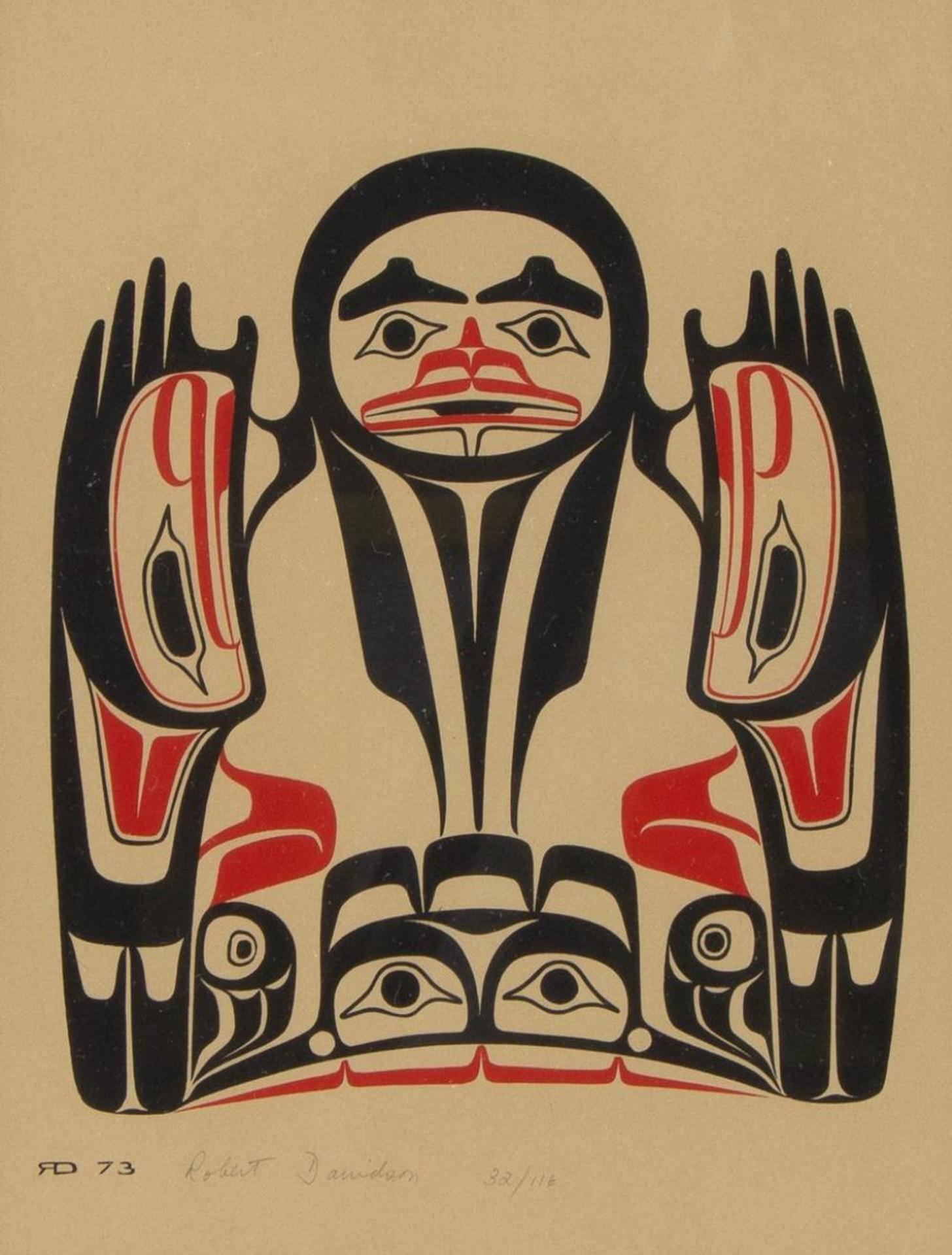 Robert Davidson and Sara Davidson (1946) - Raven with a Broken Beak
