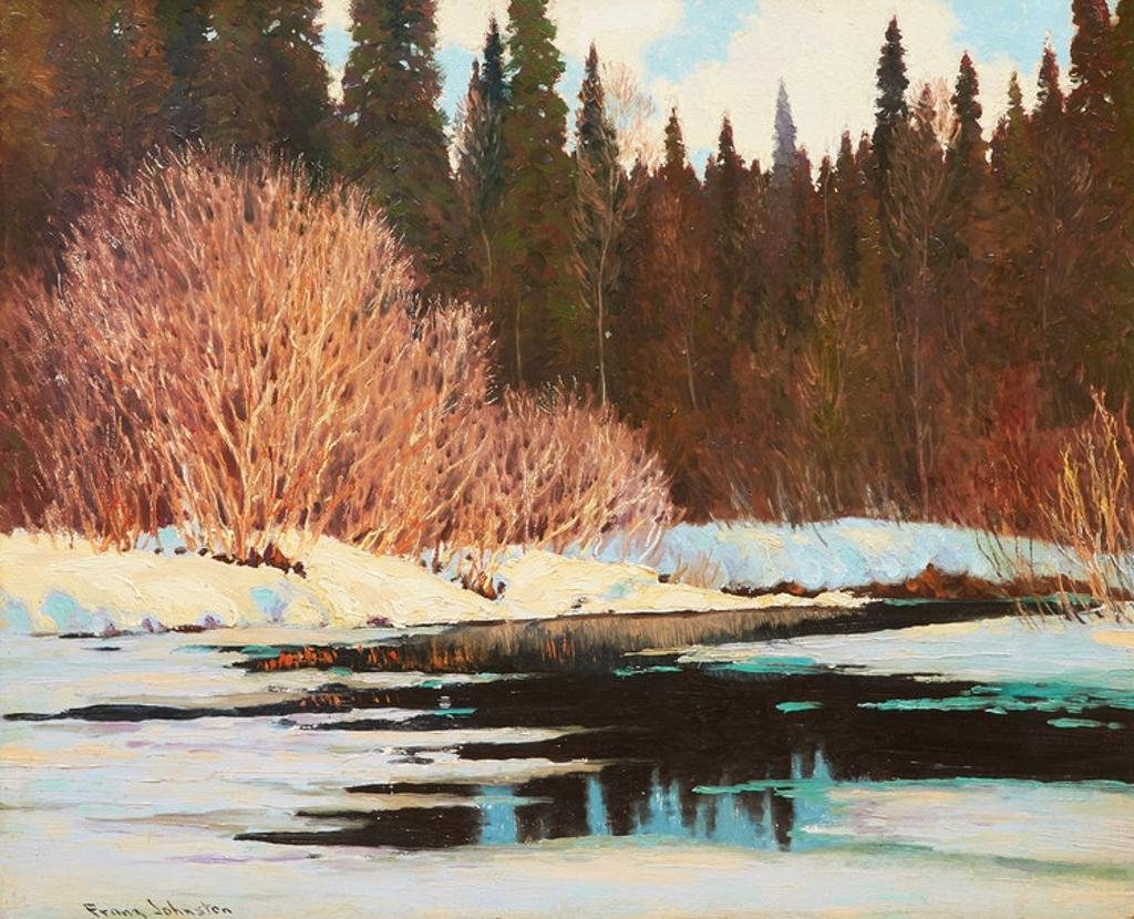 Frank (Franz) Hans Johnston (1888-1949) - Spring Solitude (On[a]man River)