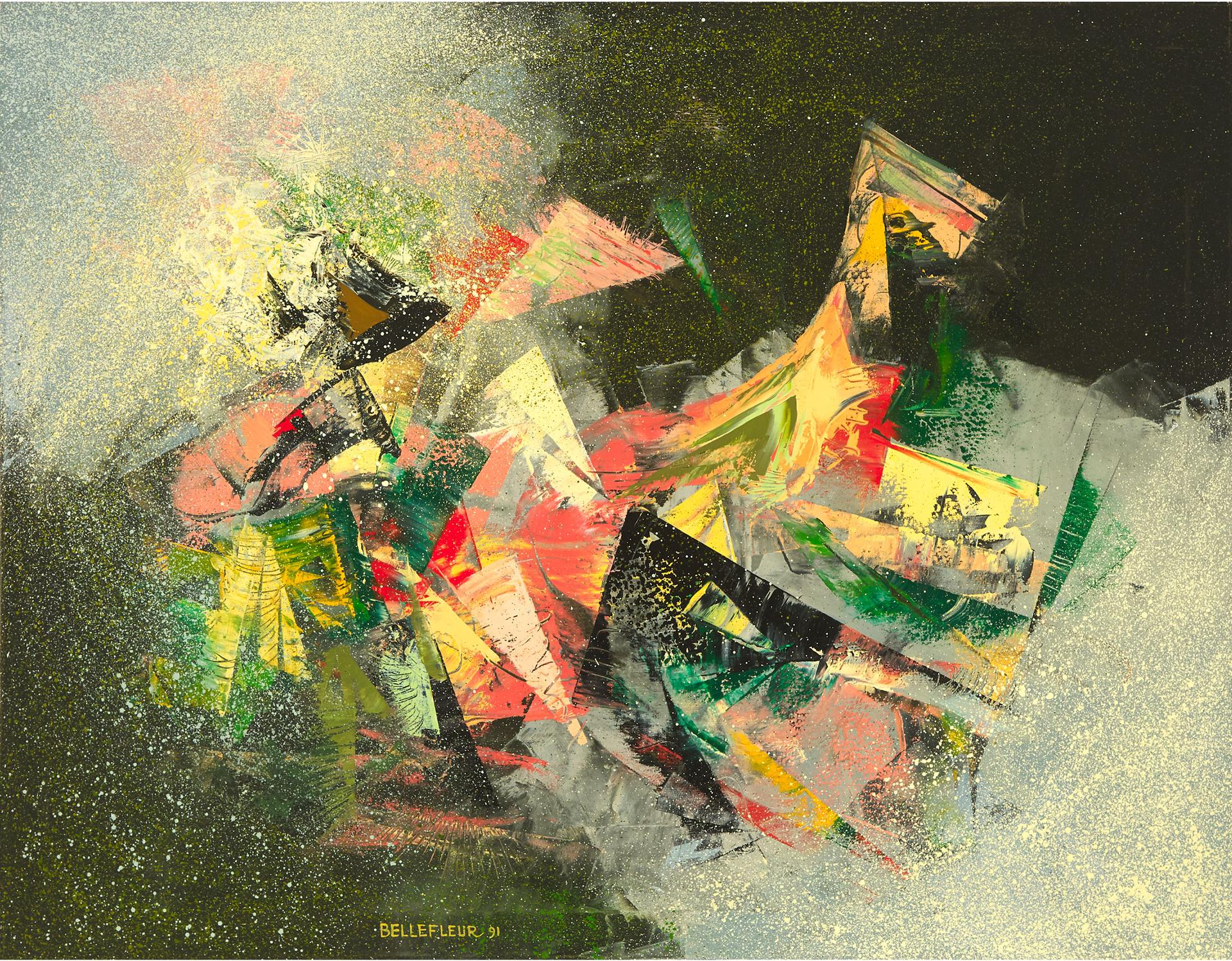 Léon Bellefleur (1910-2007) - Retour De La Chimère, 1991
