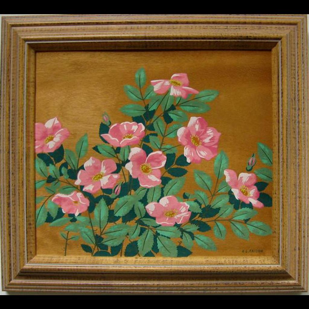 Alfred Joseph (A.J.) Casson (1898-1992) - Pink Primoses