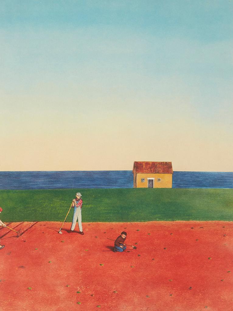 William Kurelek (1927-1977) - Potato Planters