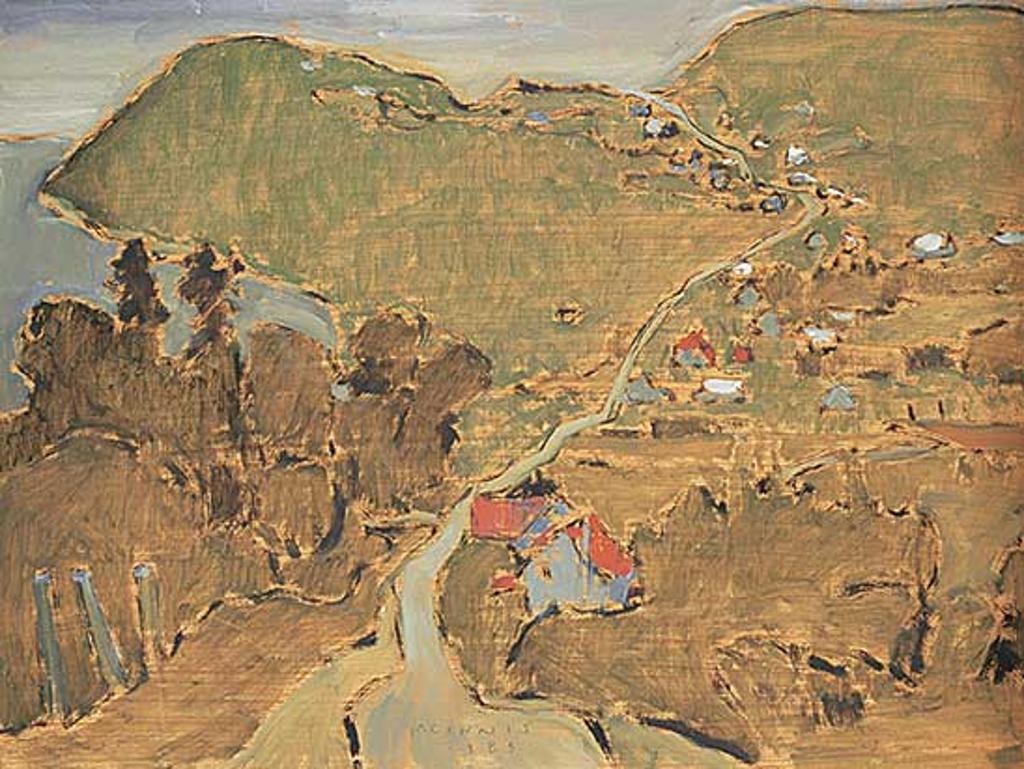 Robert Francis Michael McInnis (1942) - Road to the Sky, Chemin vers le Ciel, Port au Persil