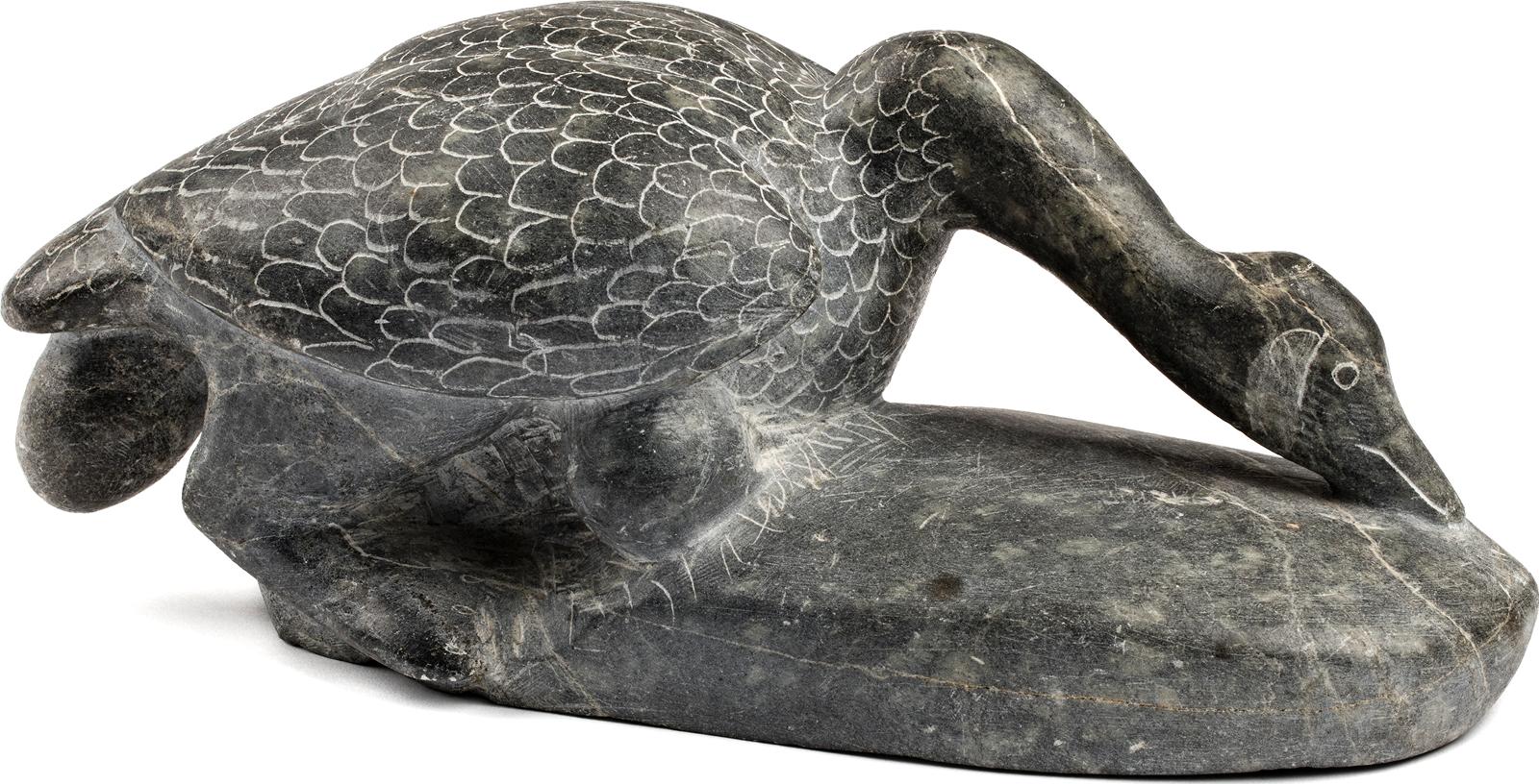 Davidialuk Alasua Amittu (1910-1976) - Goose Laying Eggs