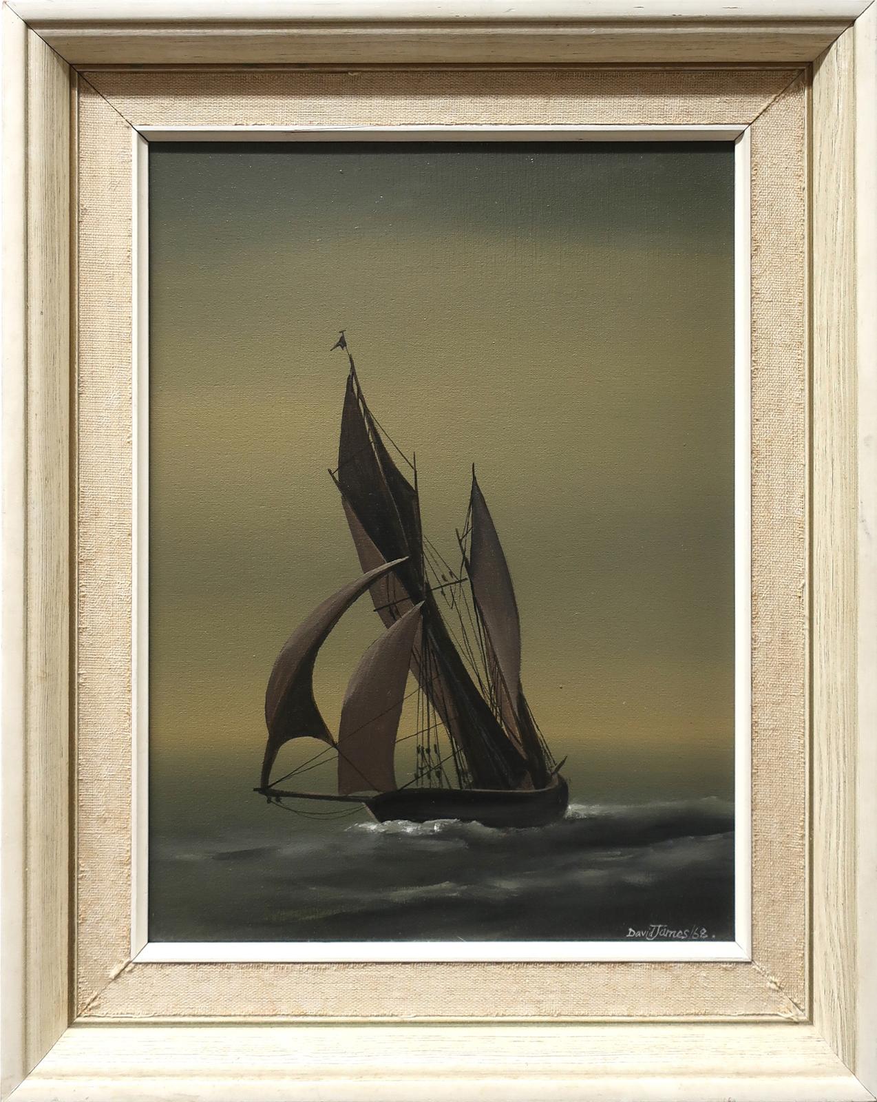 David A. James (1853-1904) - Brixham Trawler