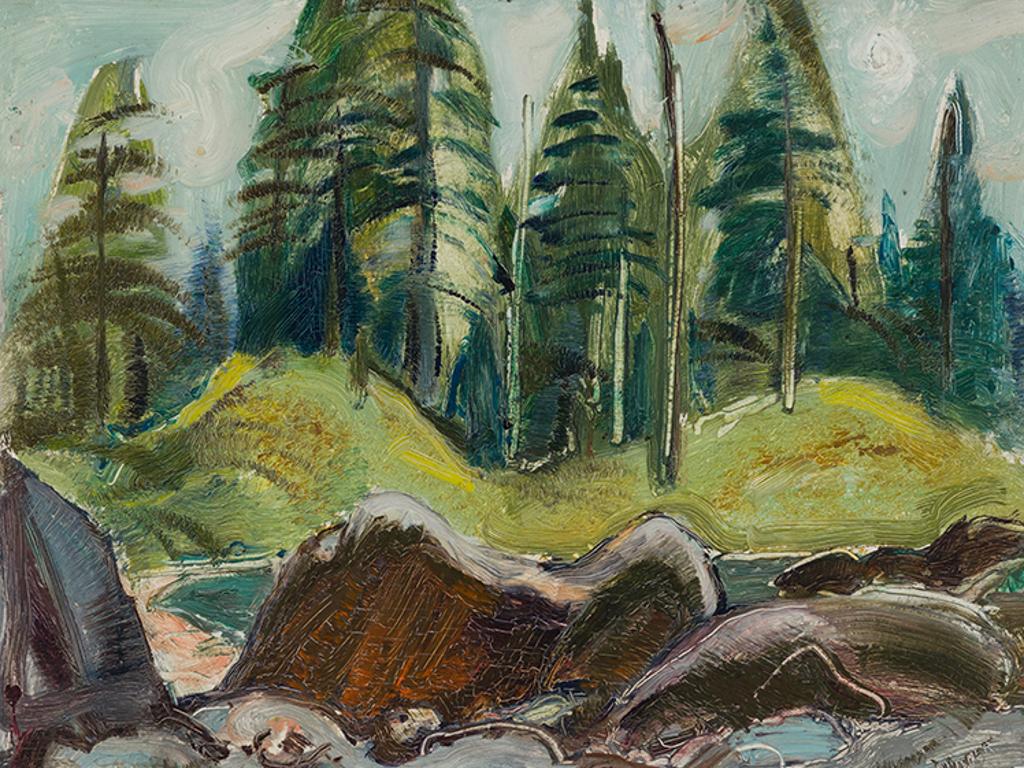 Arthur Lismer (1885-1969) - Misty Morning on Vancouver Island