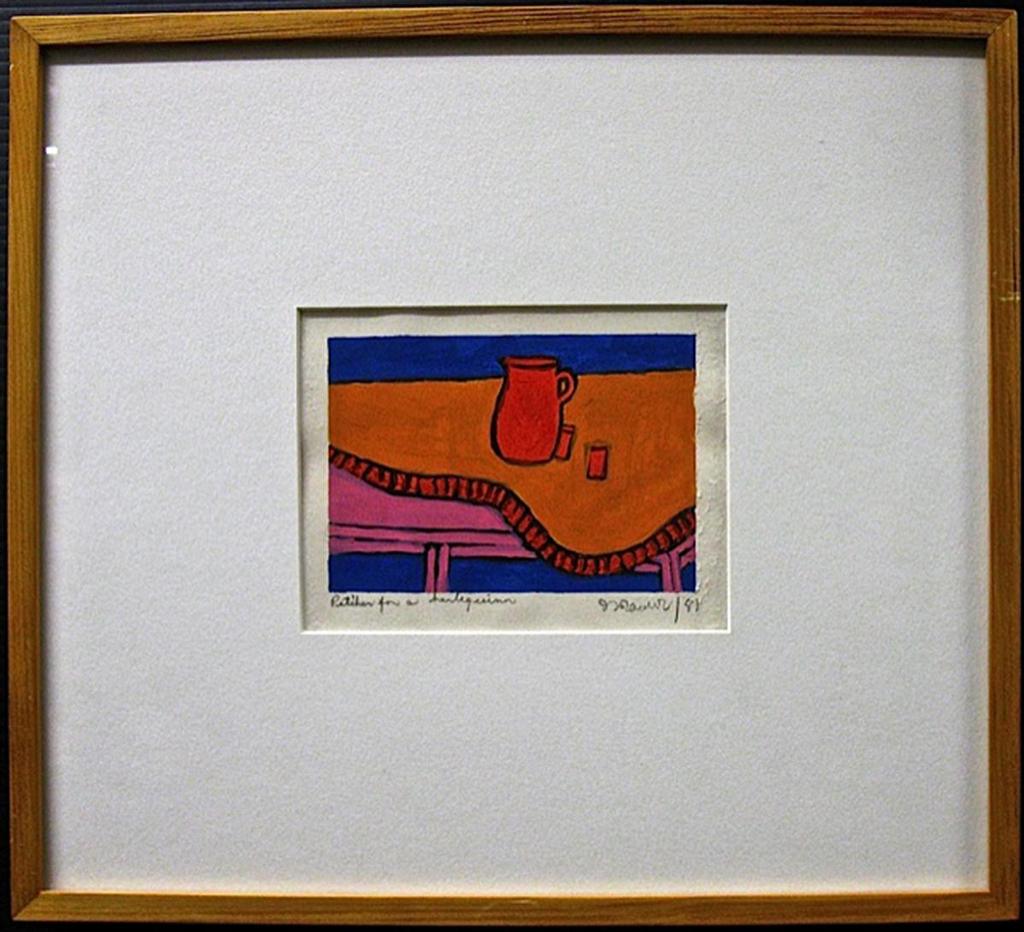 Jack Henry Pollock (1930-1992) - Pitcher For A Harlequinn