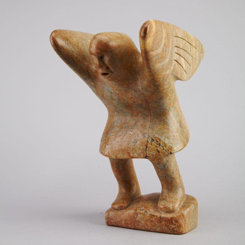 Abraham Apakark Anghik (1951) - Bird Man With Raised Wings