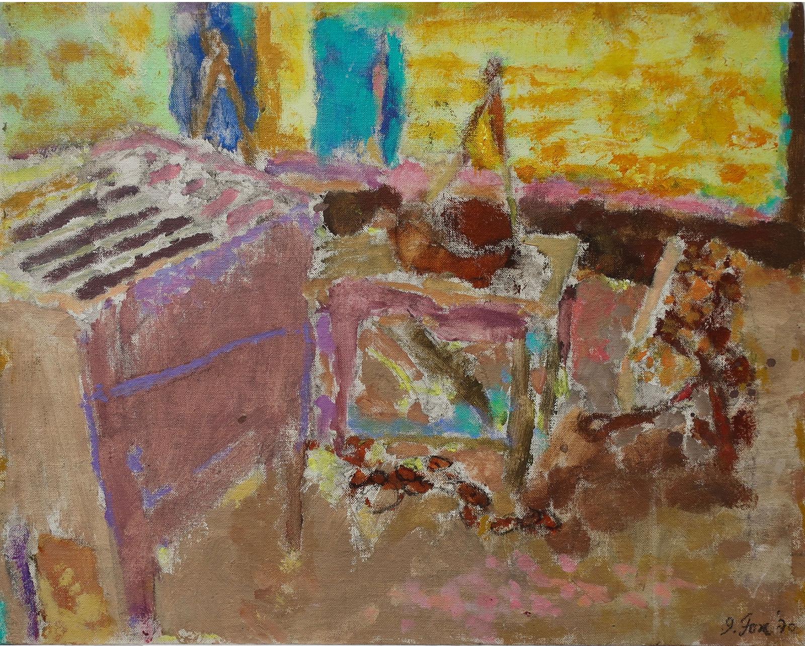 John Richard Fox (1927-2008) - Untitled (Interior View)