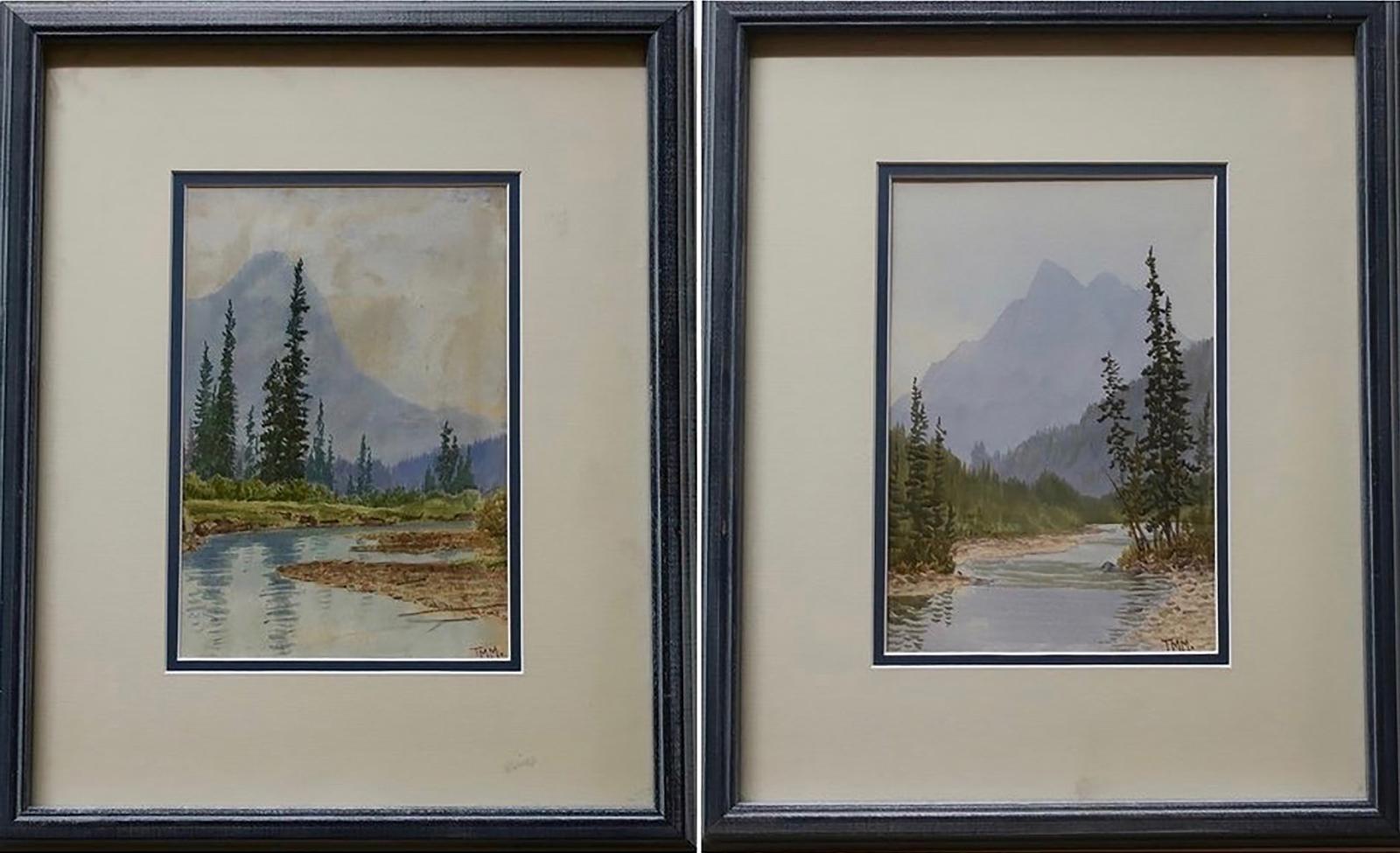 Thomas Mower Martin (1838-1934) - River & Mountain Studies