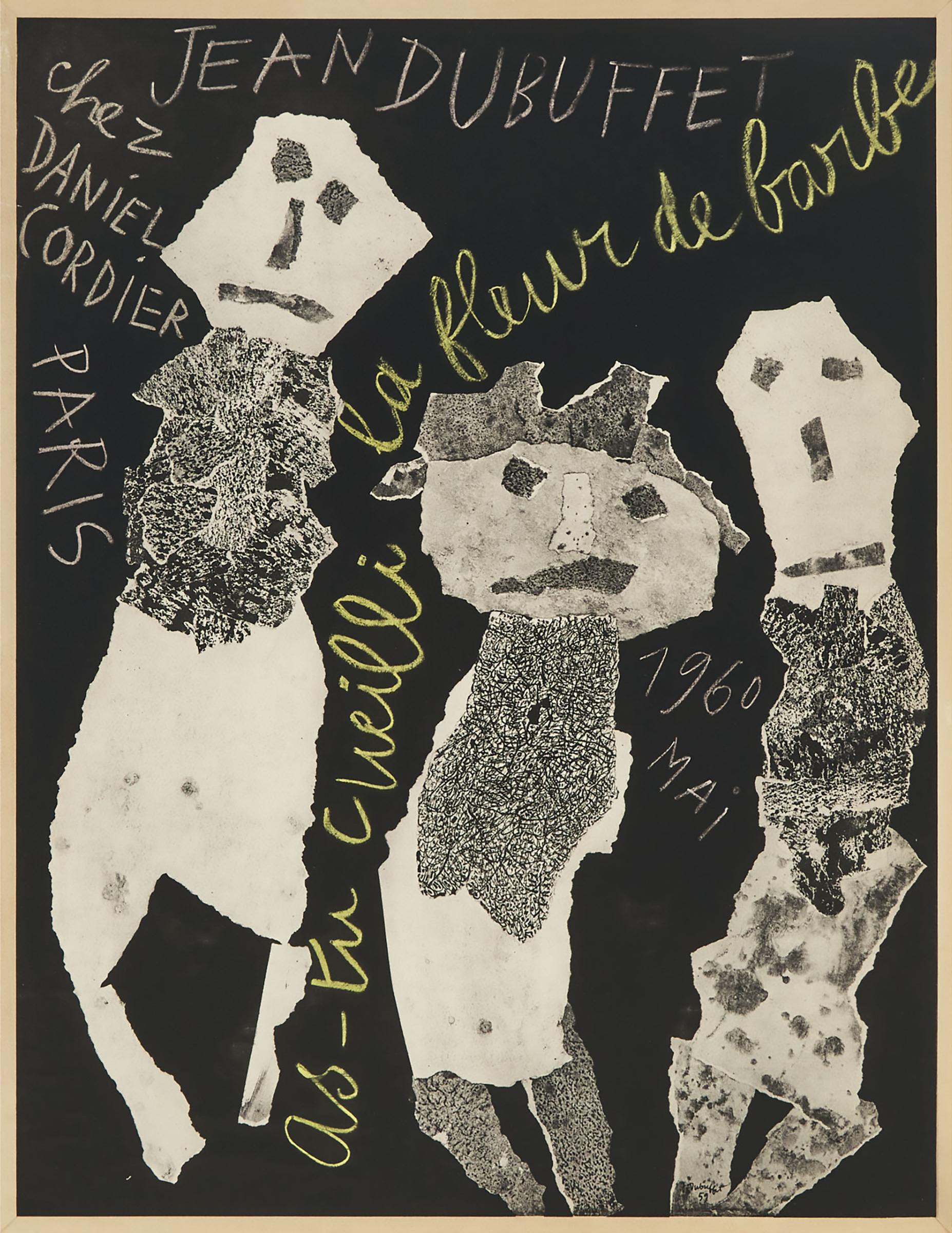 Jean Dubuffet (1901-1985) - As-Tu Cueilli La Fleur De Barbe, 1960 [w. 774]