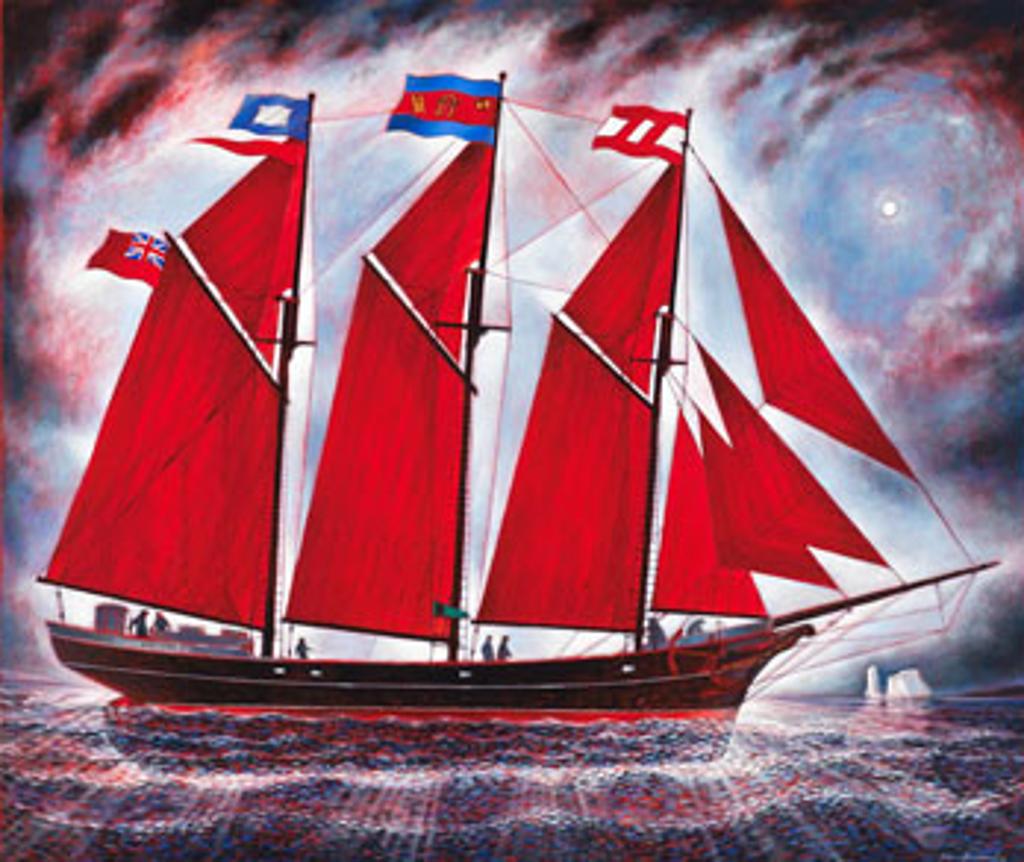 David Lloyd Blackwood (1941-2022) - Barbours Neptune II Leaving Newtown