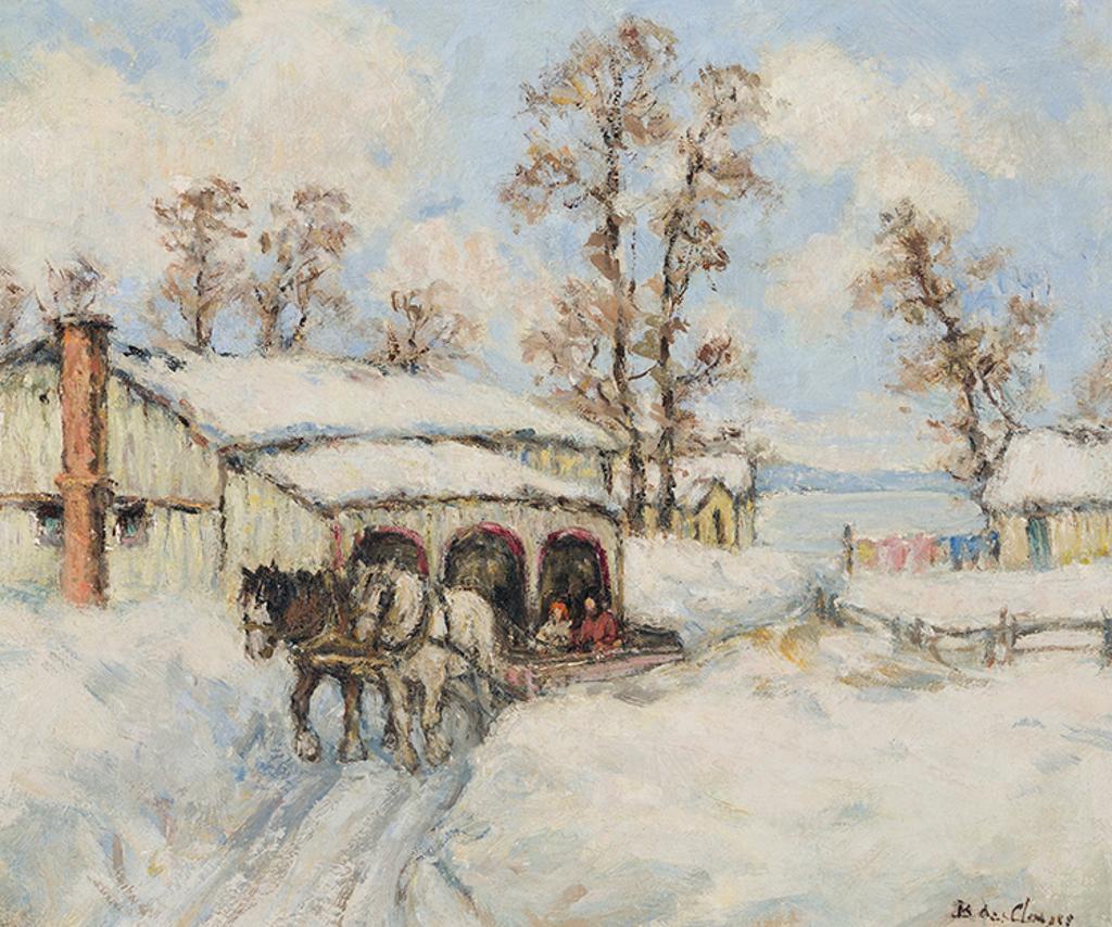 Berthe Des Clayes (1877-1968) - Near Melbourne, P. Que.