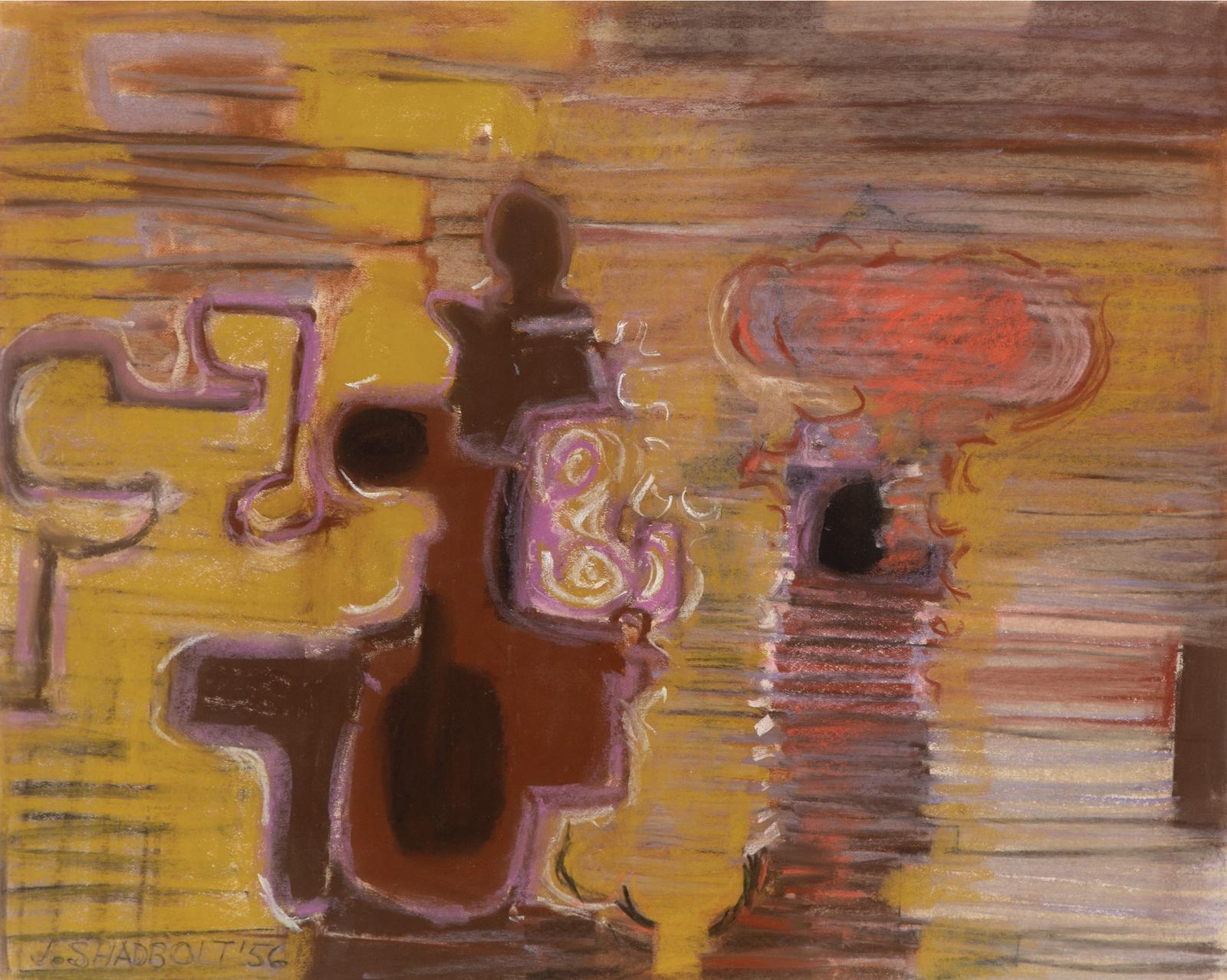Jack Leaonard Shadbolt (1909-1998) - UNTITLED (J3), 1956