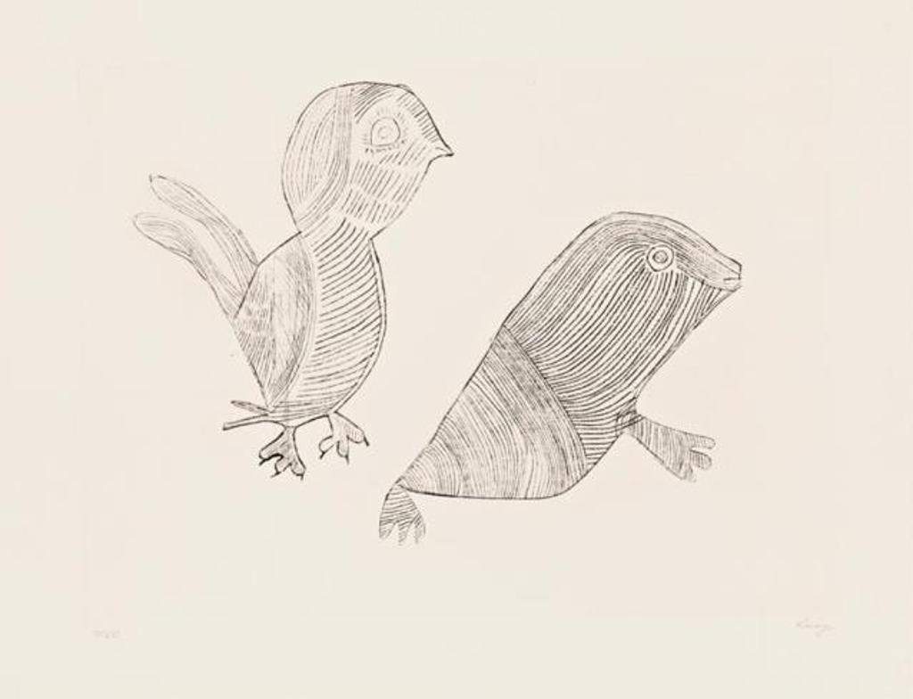 Lucy Qinnuayuak (1915-1982) - Untitled