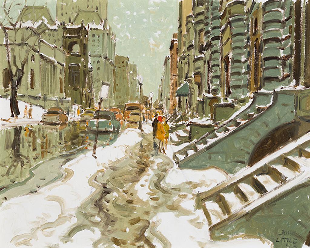 John Geoffrey Caruthers Little (1928-2024) - Sherbrooke Street West, Entre Bishop et McKay, Montréal