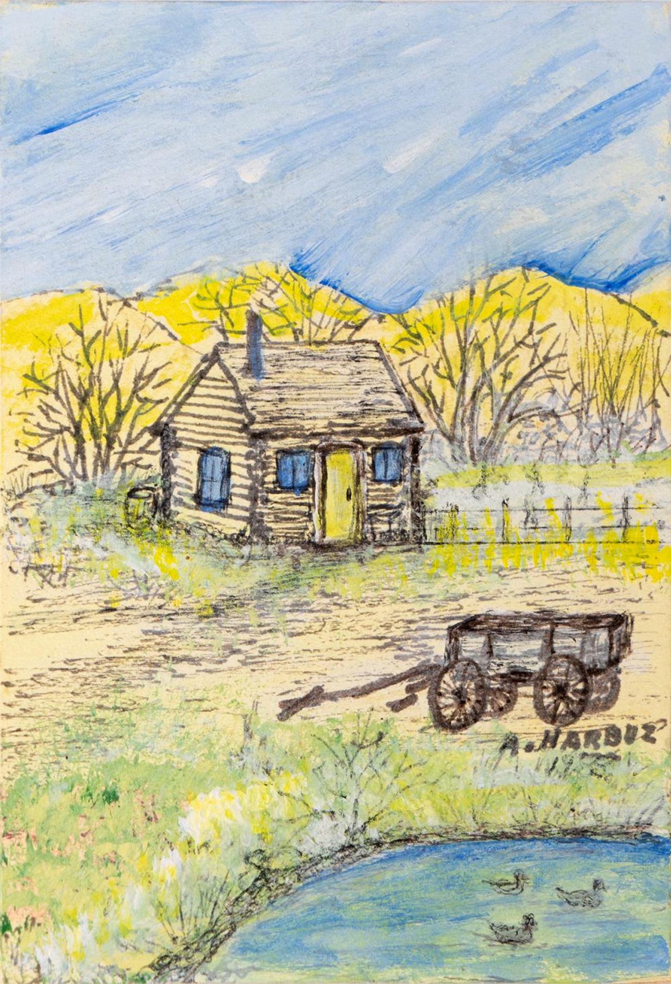 Ann Alexandra Harbuz (1908-1989) - Untitled - Wagon