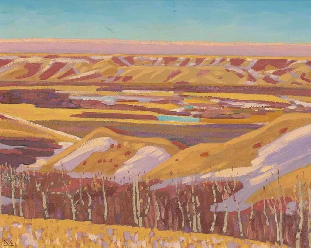 Illingworth Holey (Buck) Kerr (1905-1989) - Spring Thaw, Quappelle Valley, (Sask); 1971