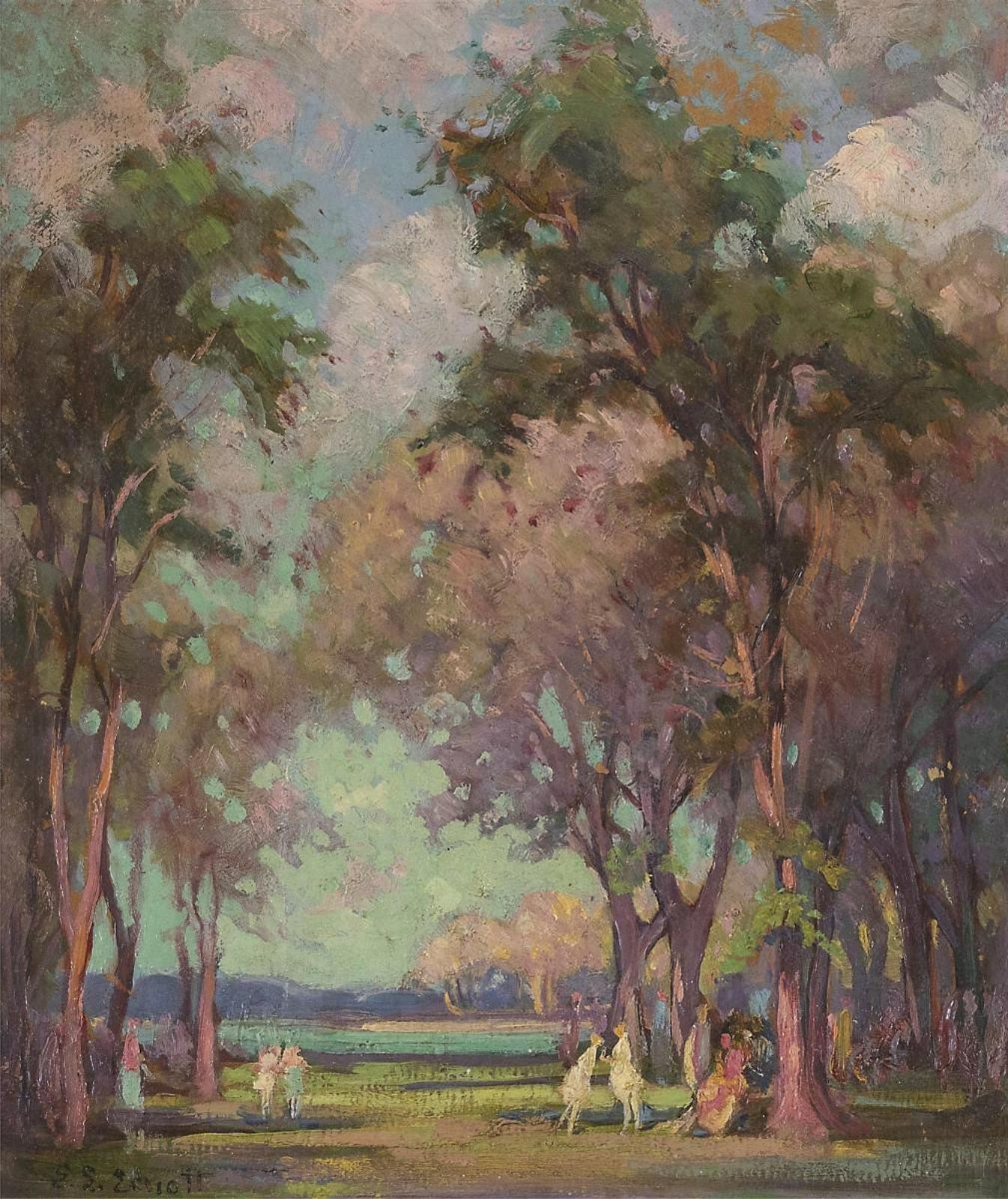 Emily Louise (Orr) Elliott (1867-1952) - Toronto Island Scene