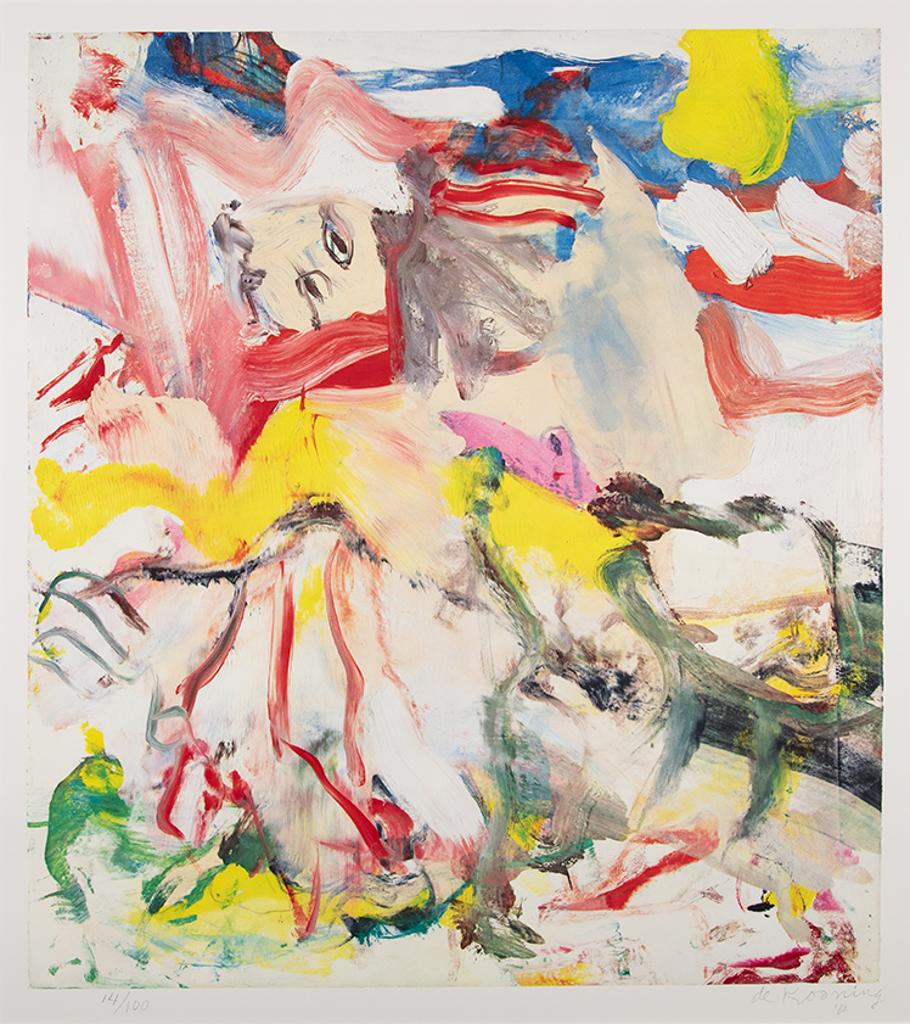 Willem de Kooning (1904-1997) - Figures in Landscape VI