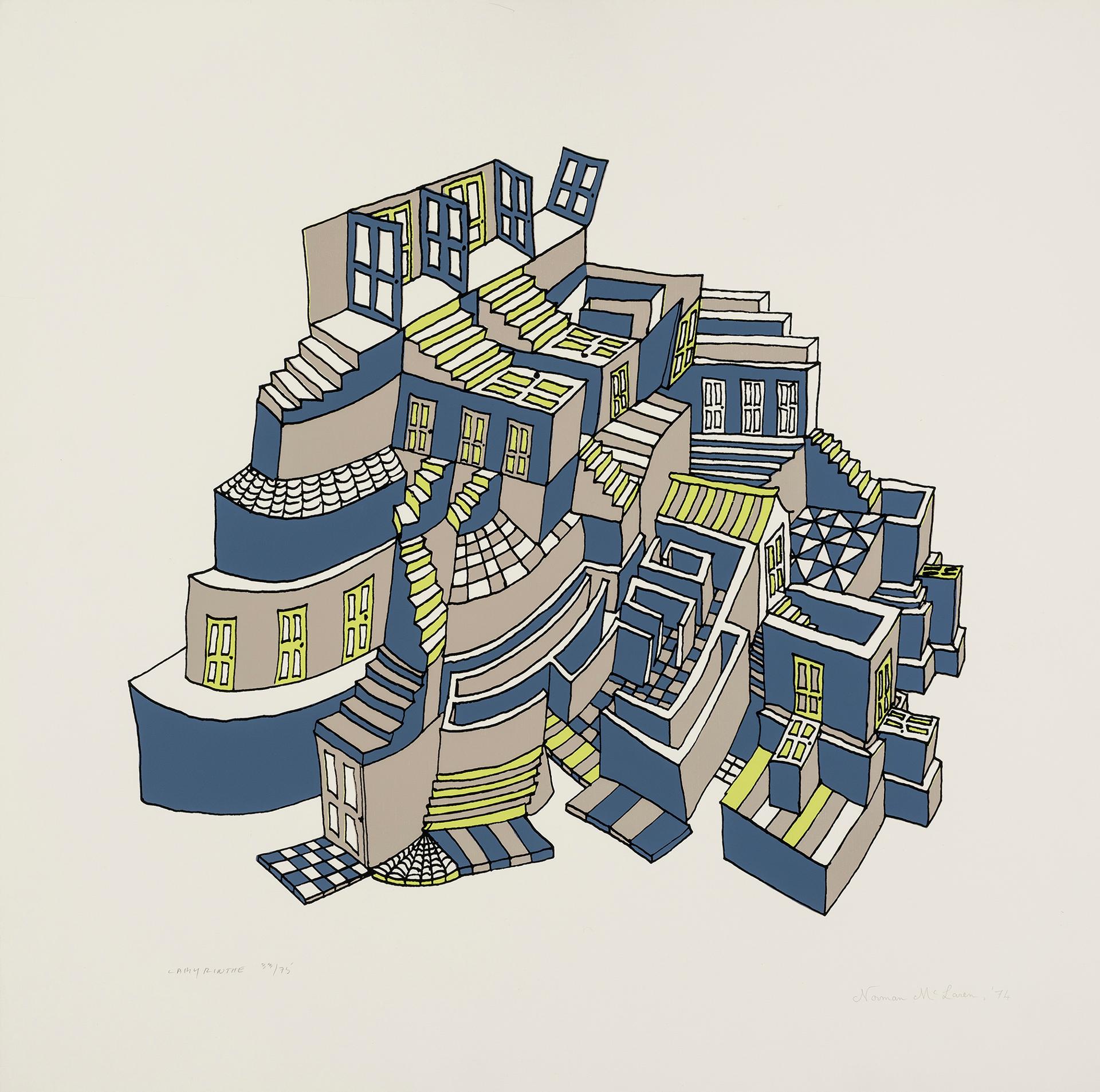 Norman McClaren - Norman McClaren , Labyrinthe, 1974