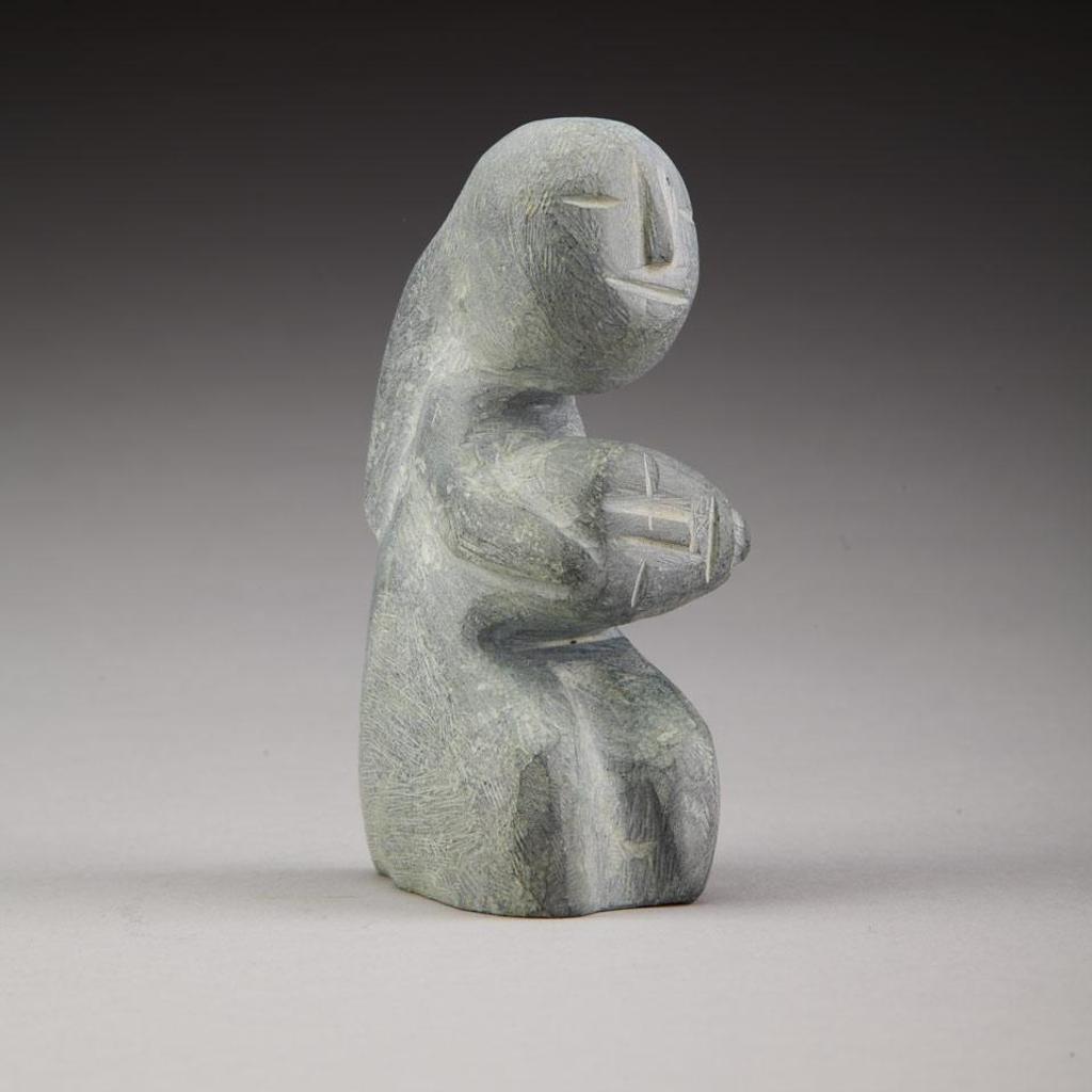 Luke Anowtalik (1932-2006) - Woman Holding Head