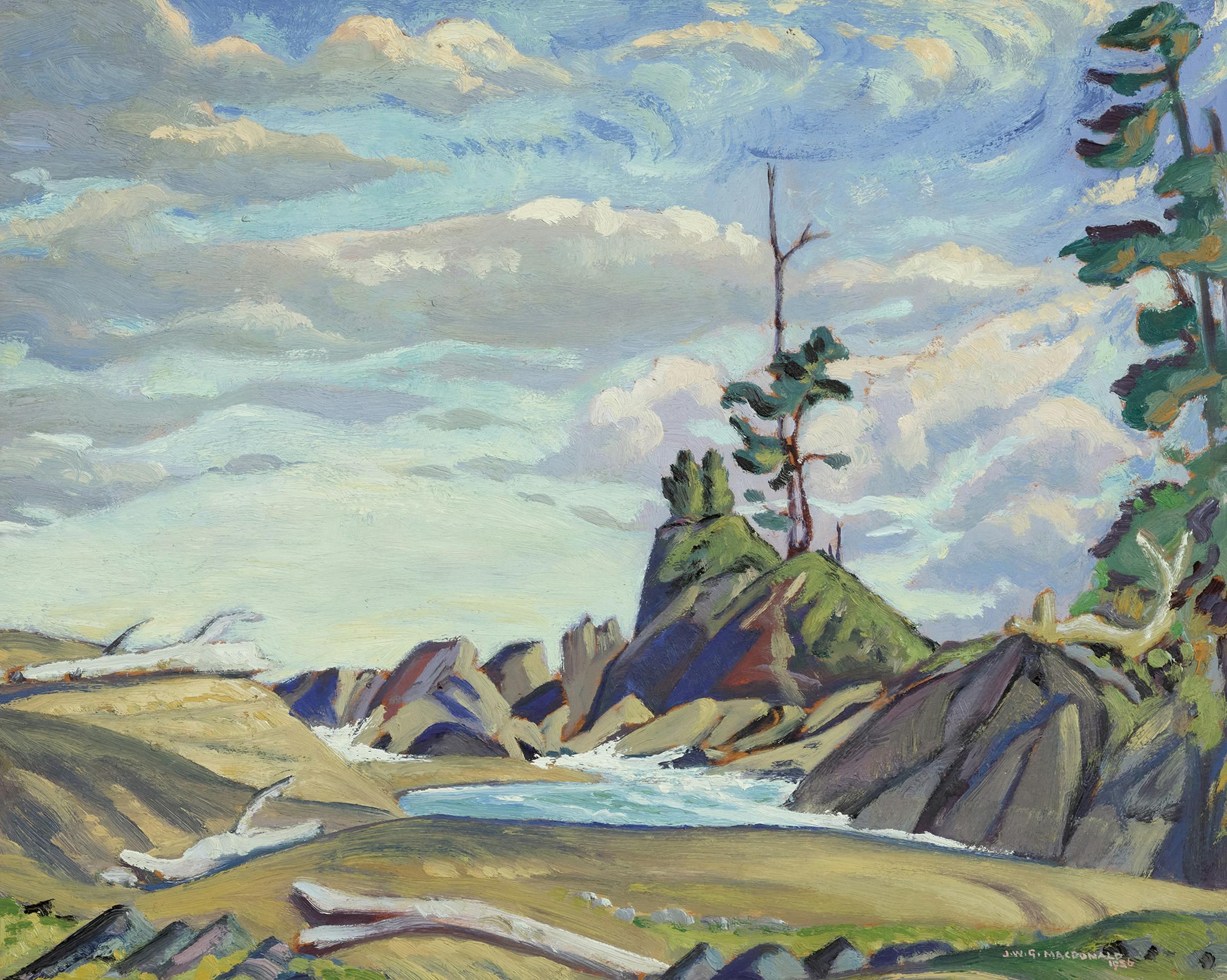 James (Jock) Williamson Galloway MacDonald (1897-1960) - The Fringe of the Coast, Nootka, B.C., 1936
